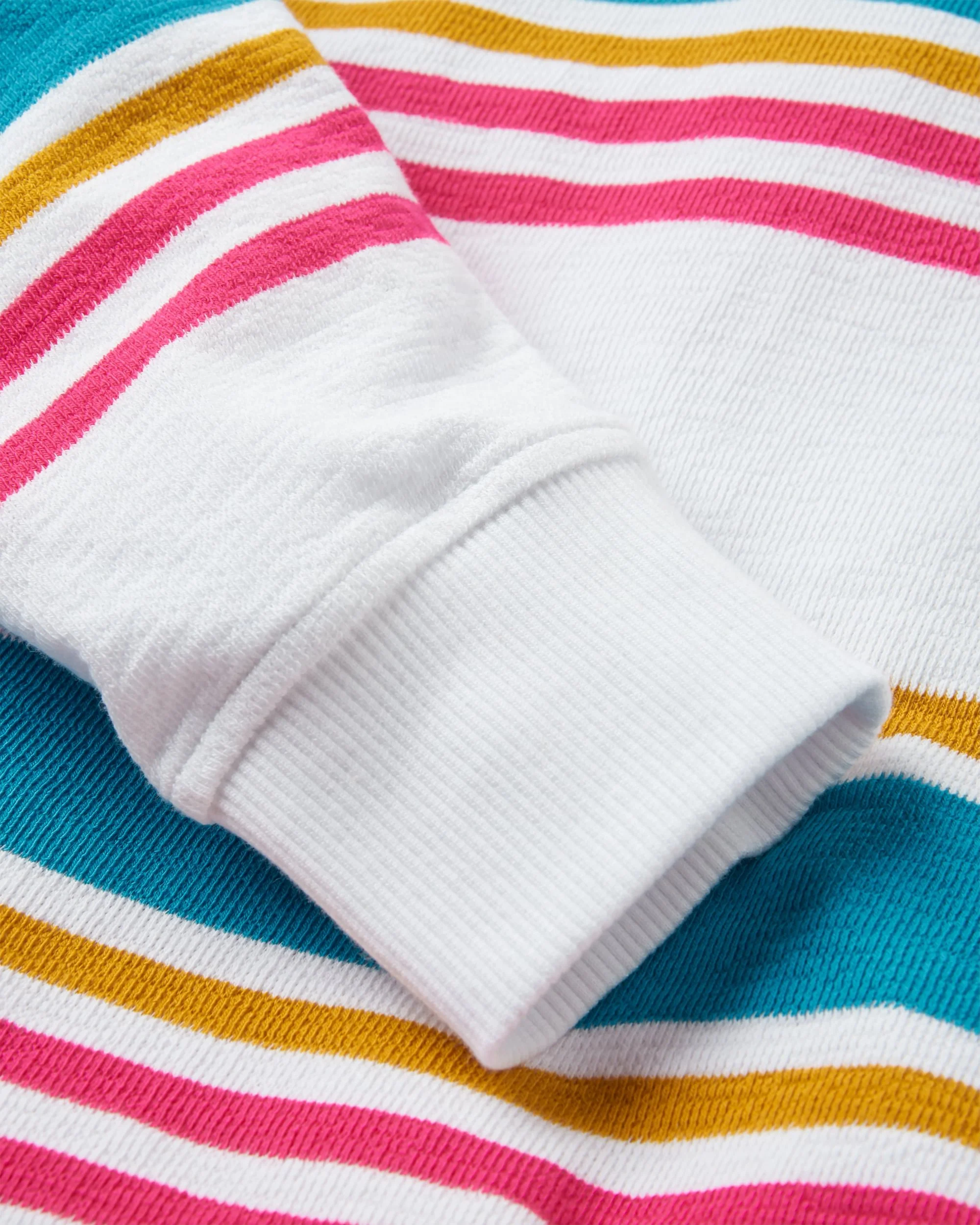 Graceful Textured LS Top - Multi Stripe - Image 8