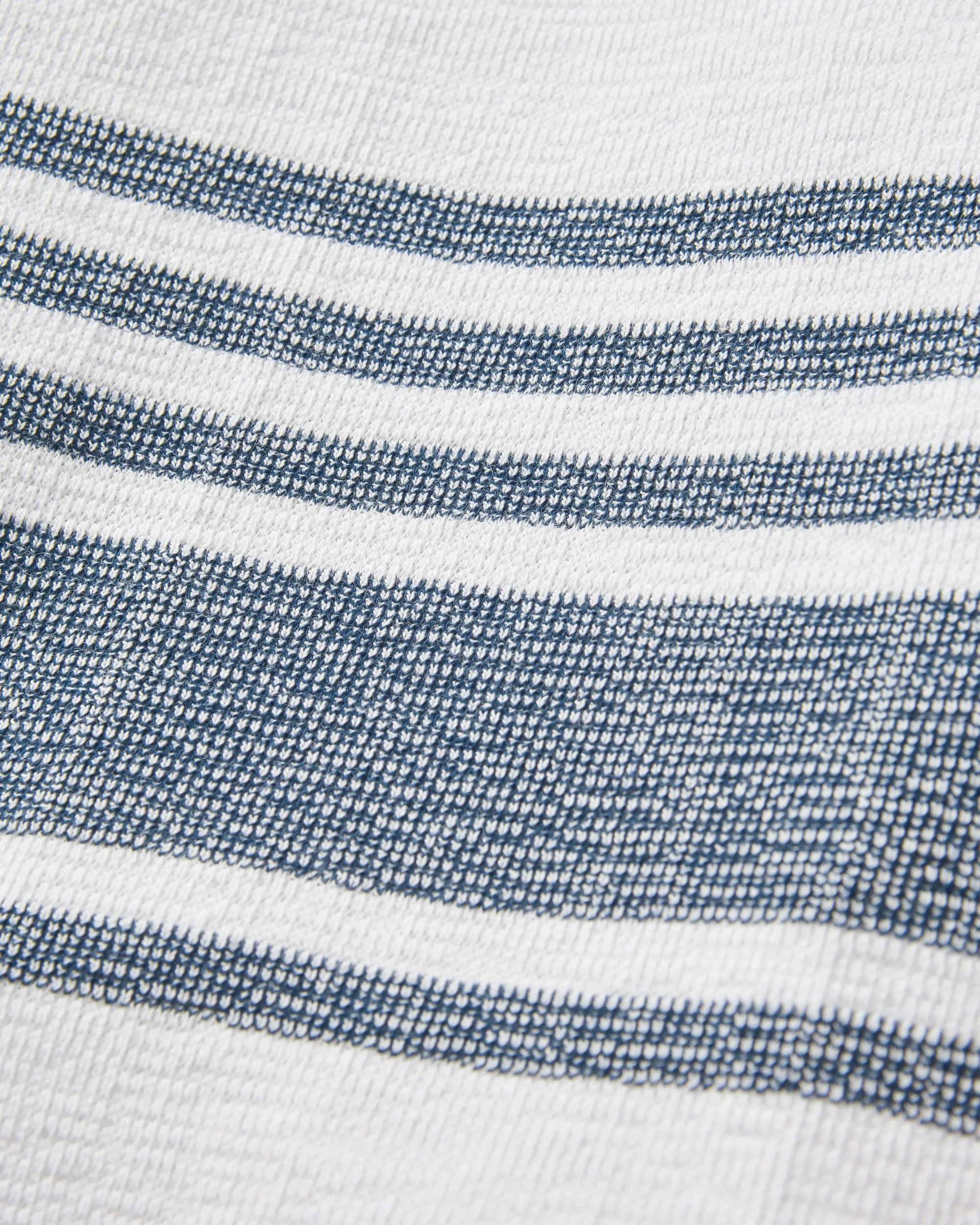 Graceful Textured LS Top - Navy Stripe - Image 5