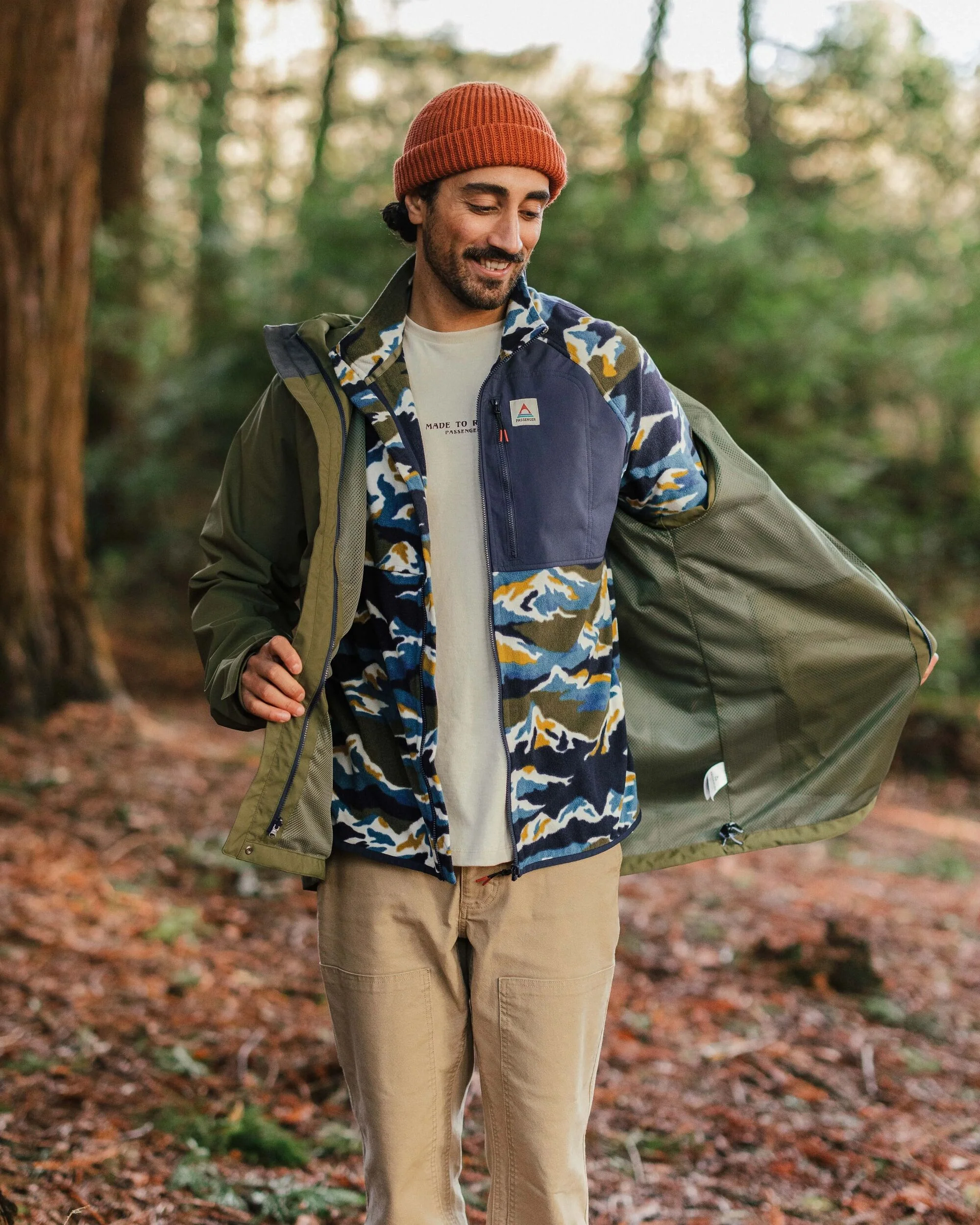 Graniteridge Waterproof 3 in 1 Jacket - Khaki - Image 4