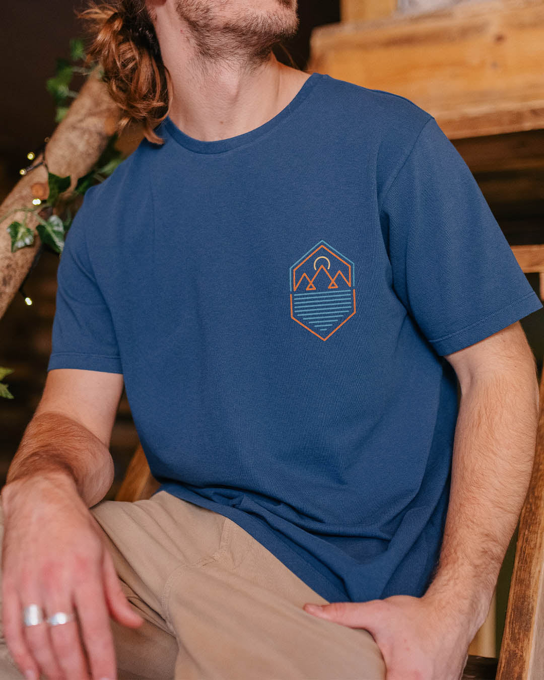 Guided T-Shirt - Dark Denim - Image 3