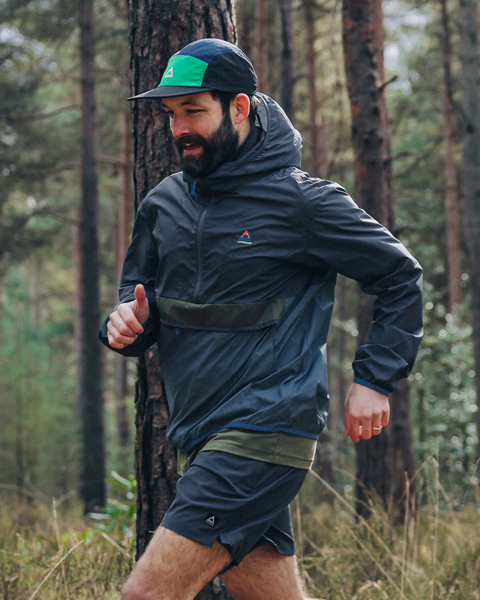 Gusto Windshell Anorak - Charcoal/Storm Grey - Image 4