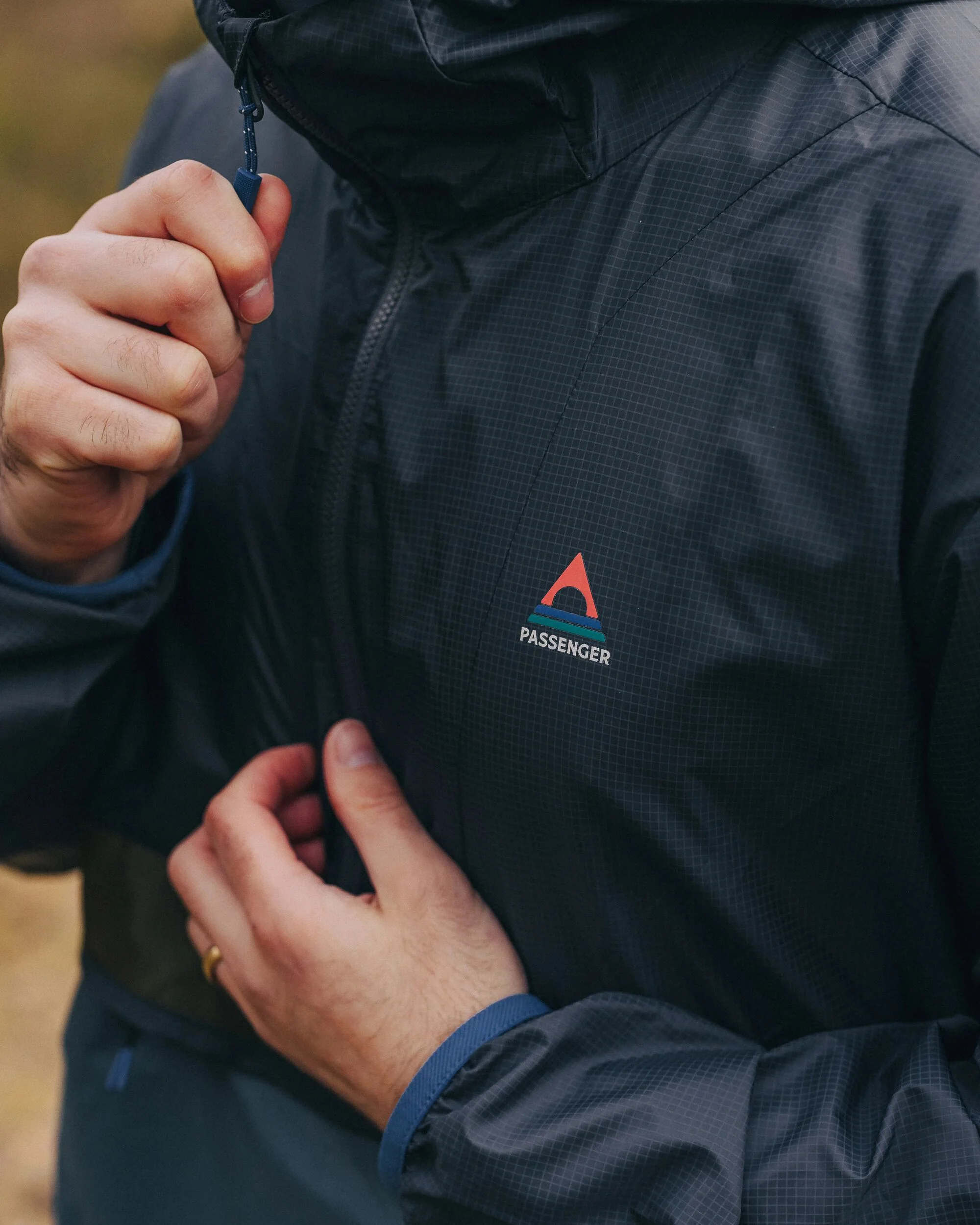 Gusto Windshell Anorak - Charcoal/Storm Grey - Image 5