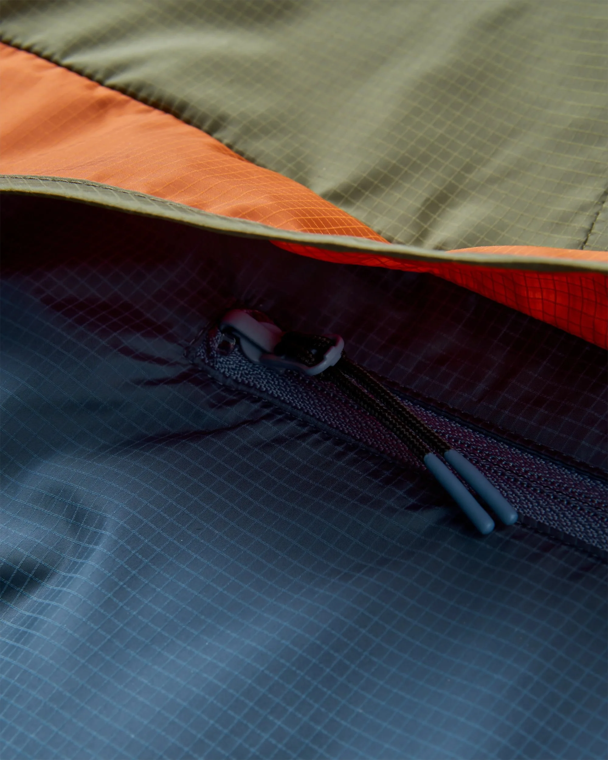 Gusto Windshell Anorak - Khaki/Dark Denim - Image 7