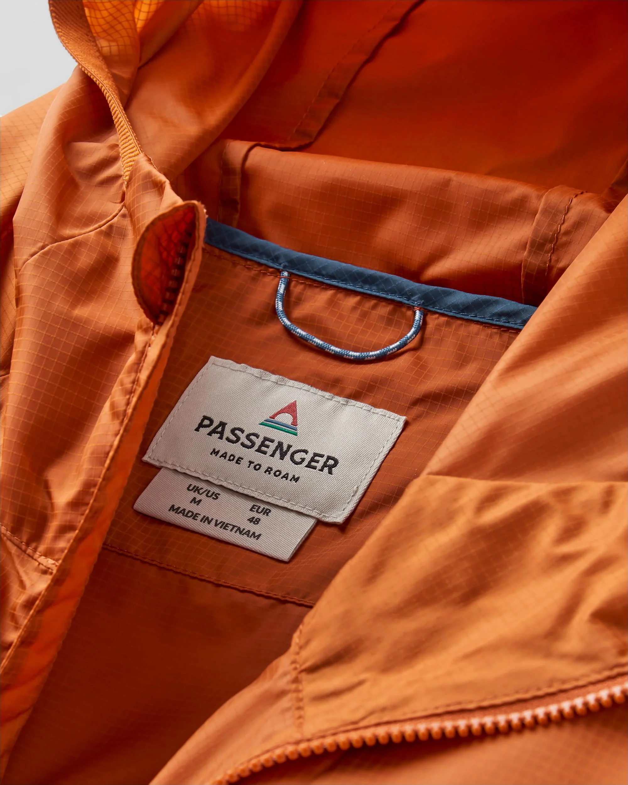 Gusto Windshell Jacket - Sunset Orange/Charcoal - Image 9