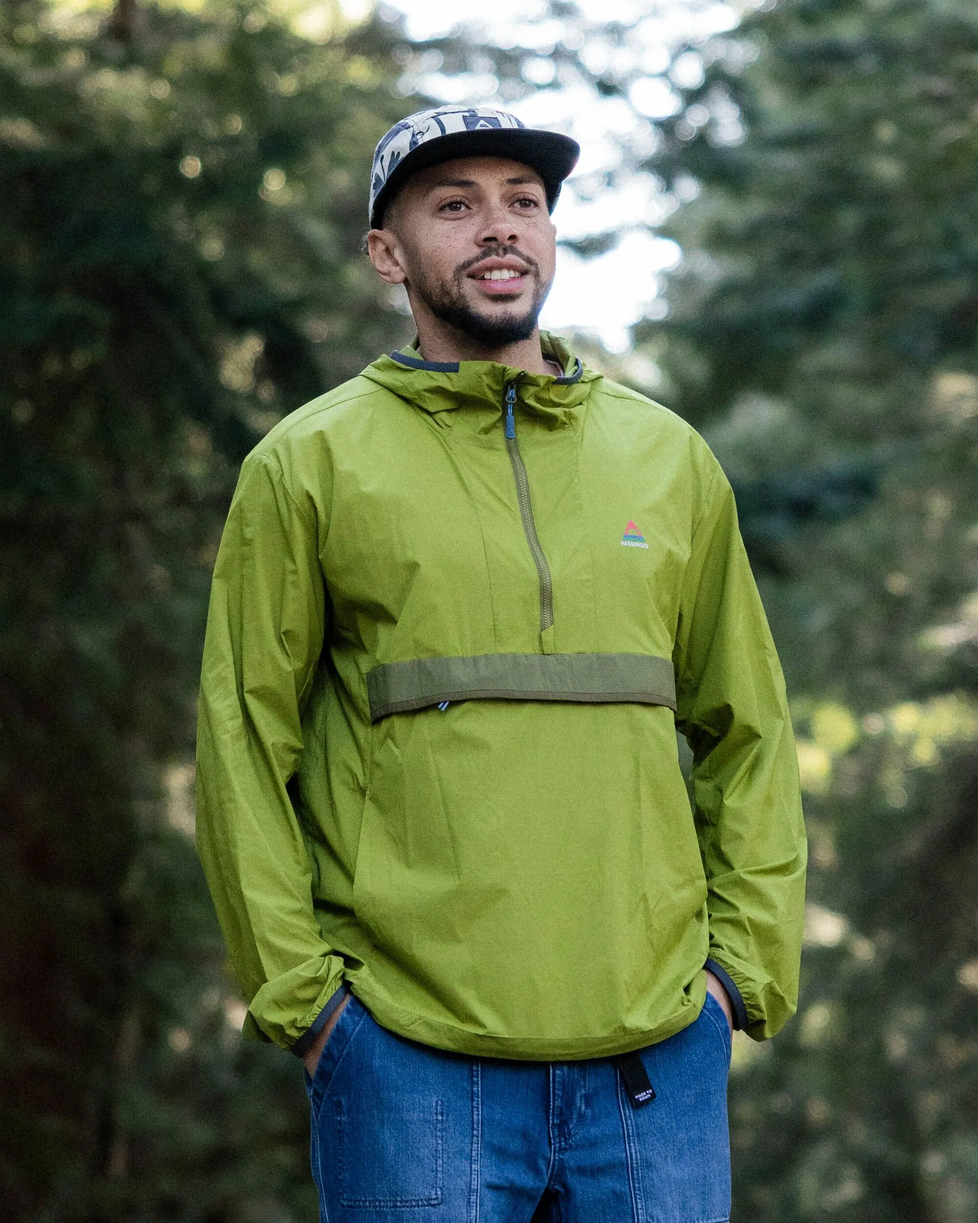Gusto Windshell Anorak - Tea Green - Image 4