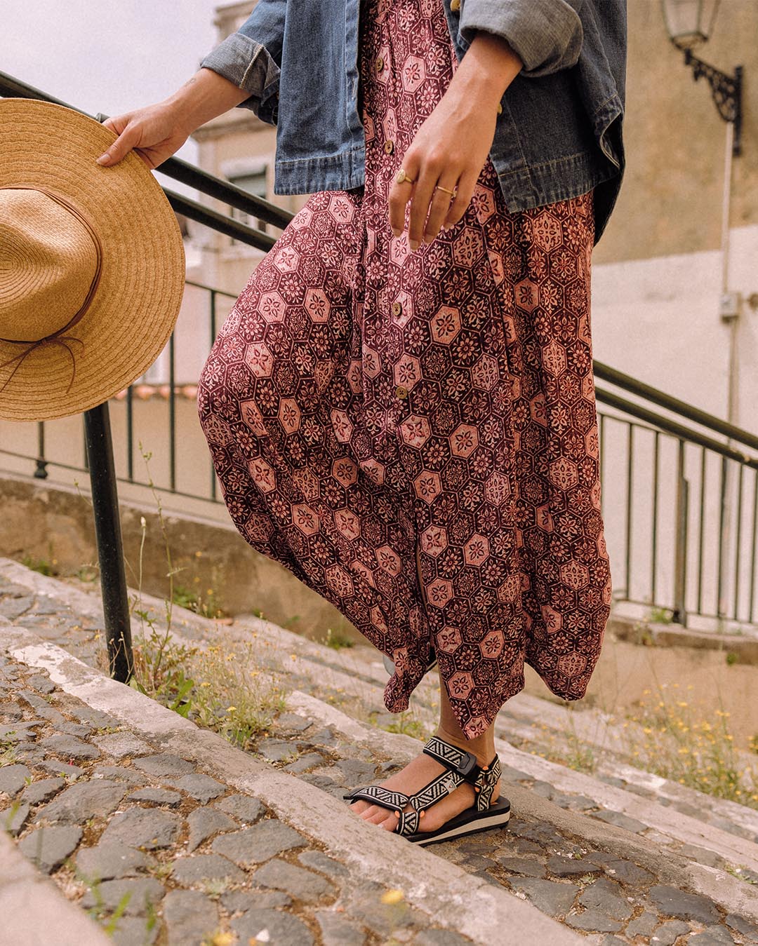 Hannah Skirt - Tile Wine - Image 6