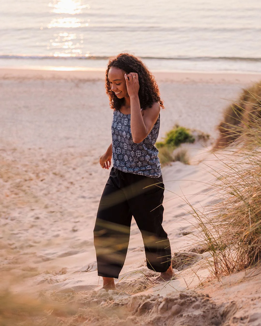 Hazel Woven Trouser - Black - Image 3