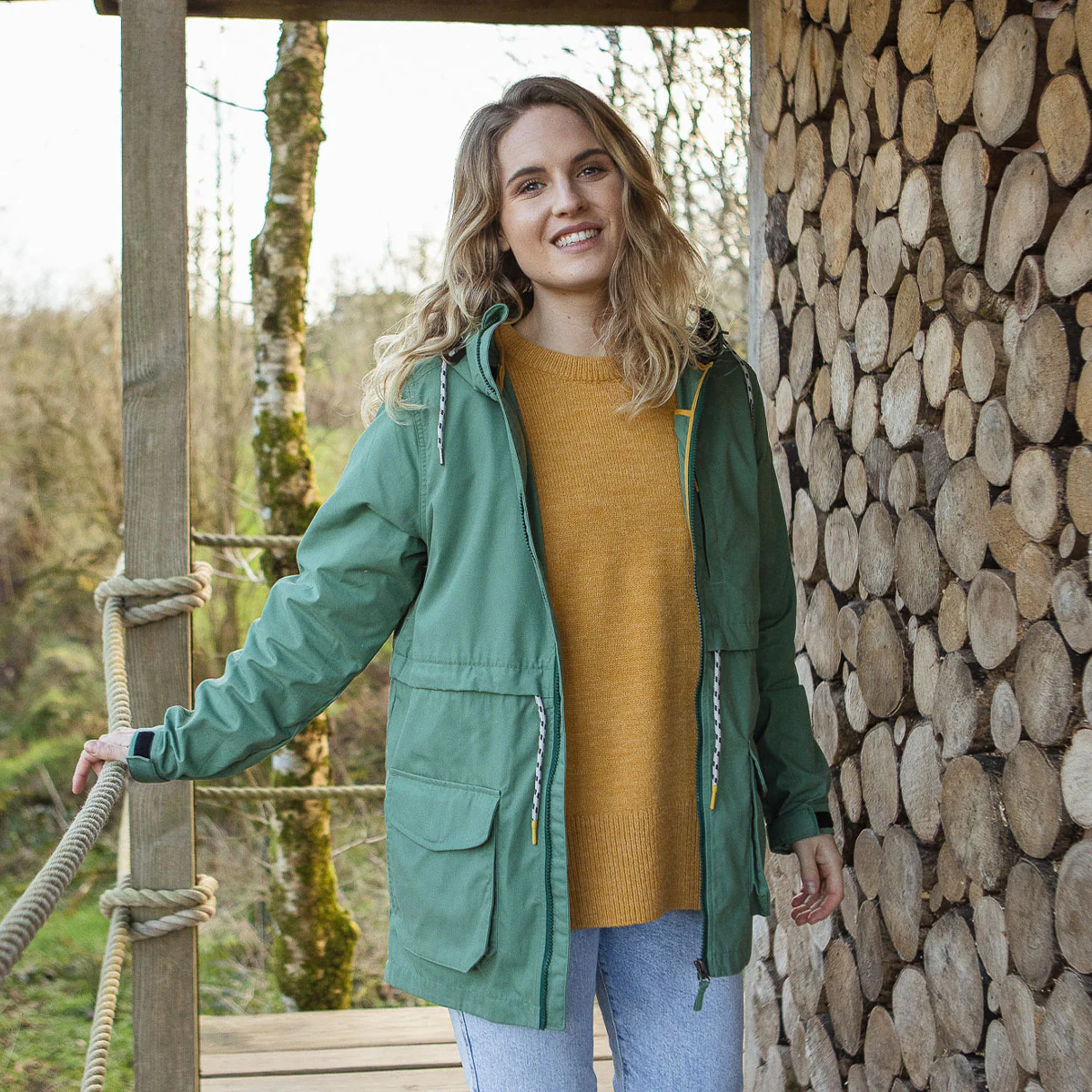 Heather Lightweight Anorak - Dark Ivy