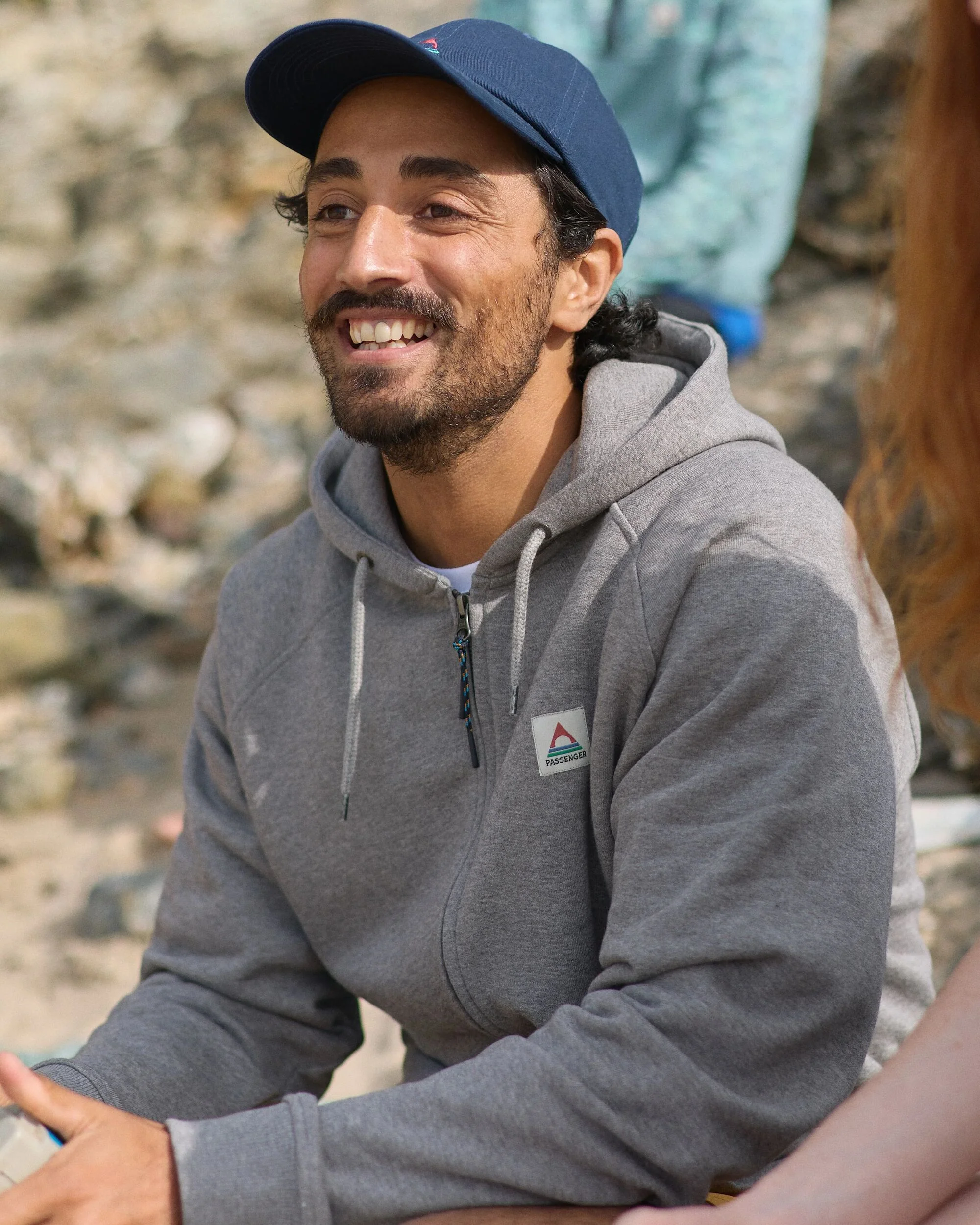 Heritage Full Zip Hoodie - Dark Grey Marl - Image 5