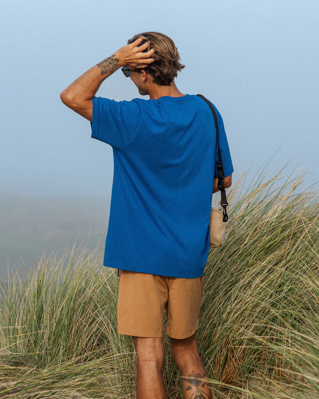 Heritage Relaxed Fit T-Shirt - True Blue - Image 5