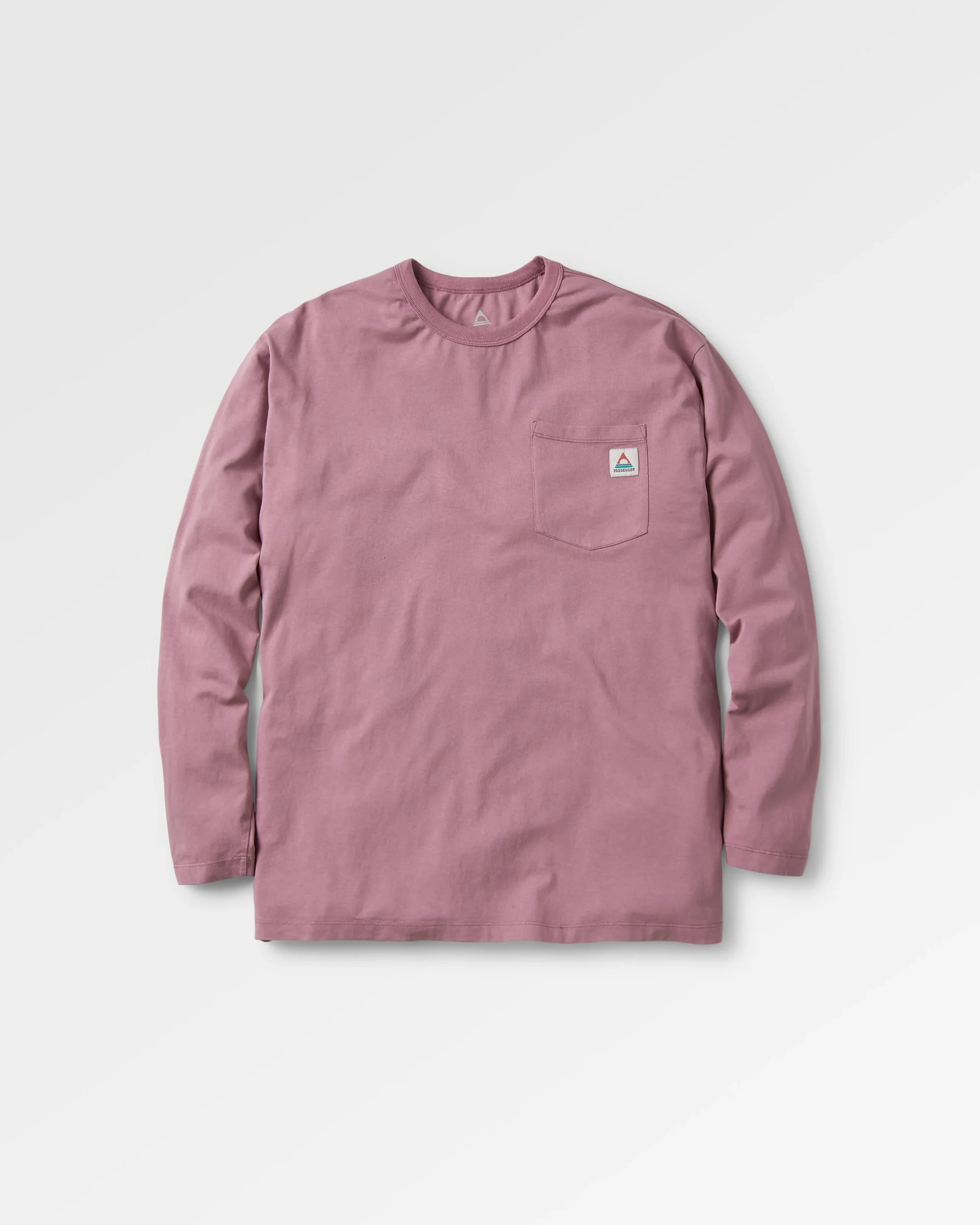 Heritage Organic Relaxed Fit LS T-Shirt - Grape - Image 2