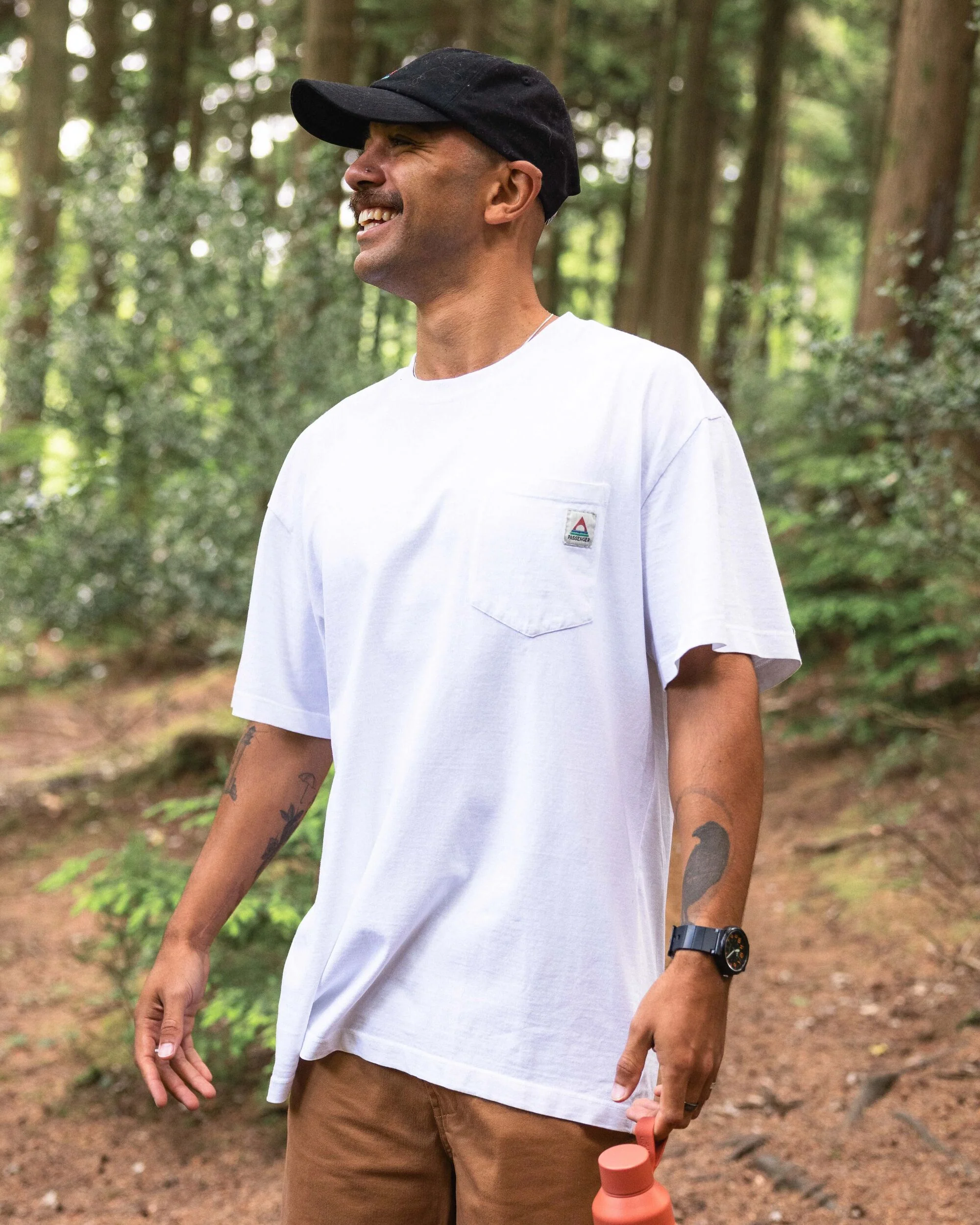 Heritage Organic Relaxed Fit T-Shirt - White - Image 3