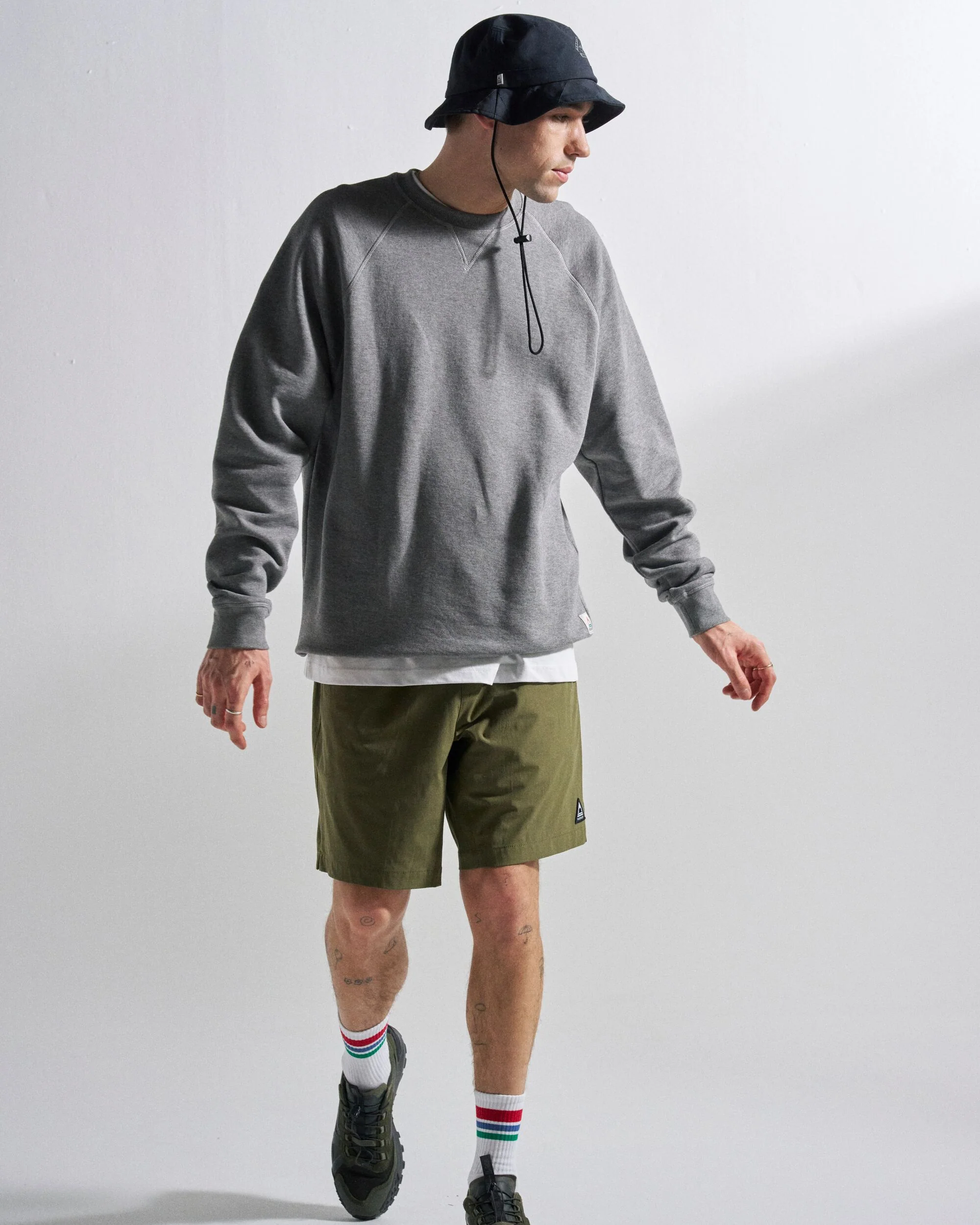 Heritage Men's Sweatshirt - Dark Grey Marl - Image 4