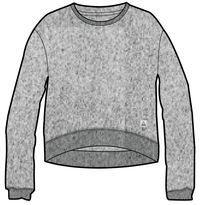 Heritage Women's Sweatshirt - Mid Grey Marl - Image 12
