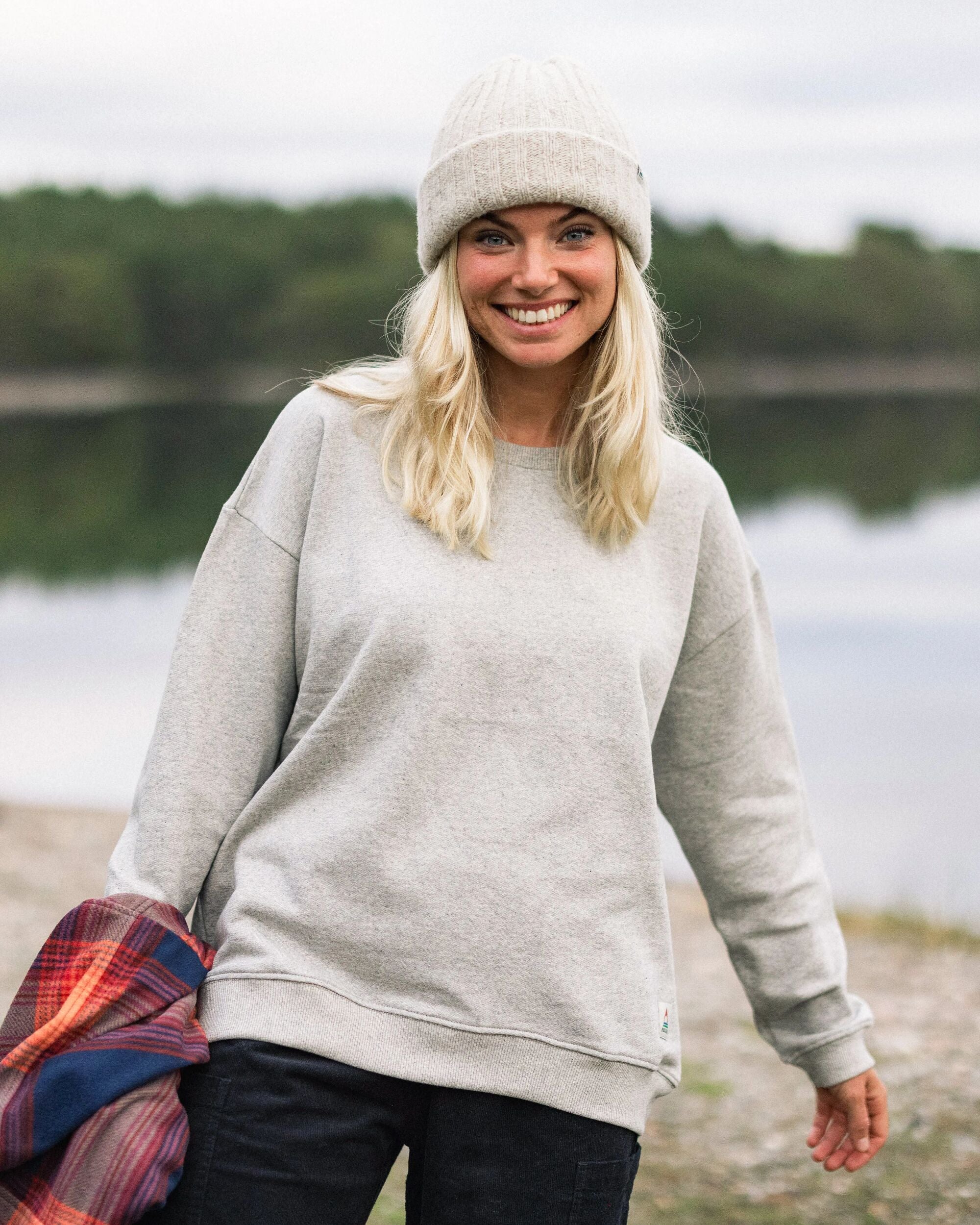 Heritage Women's Sweatshirt - Mid Grey Marl - Image 5