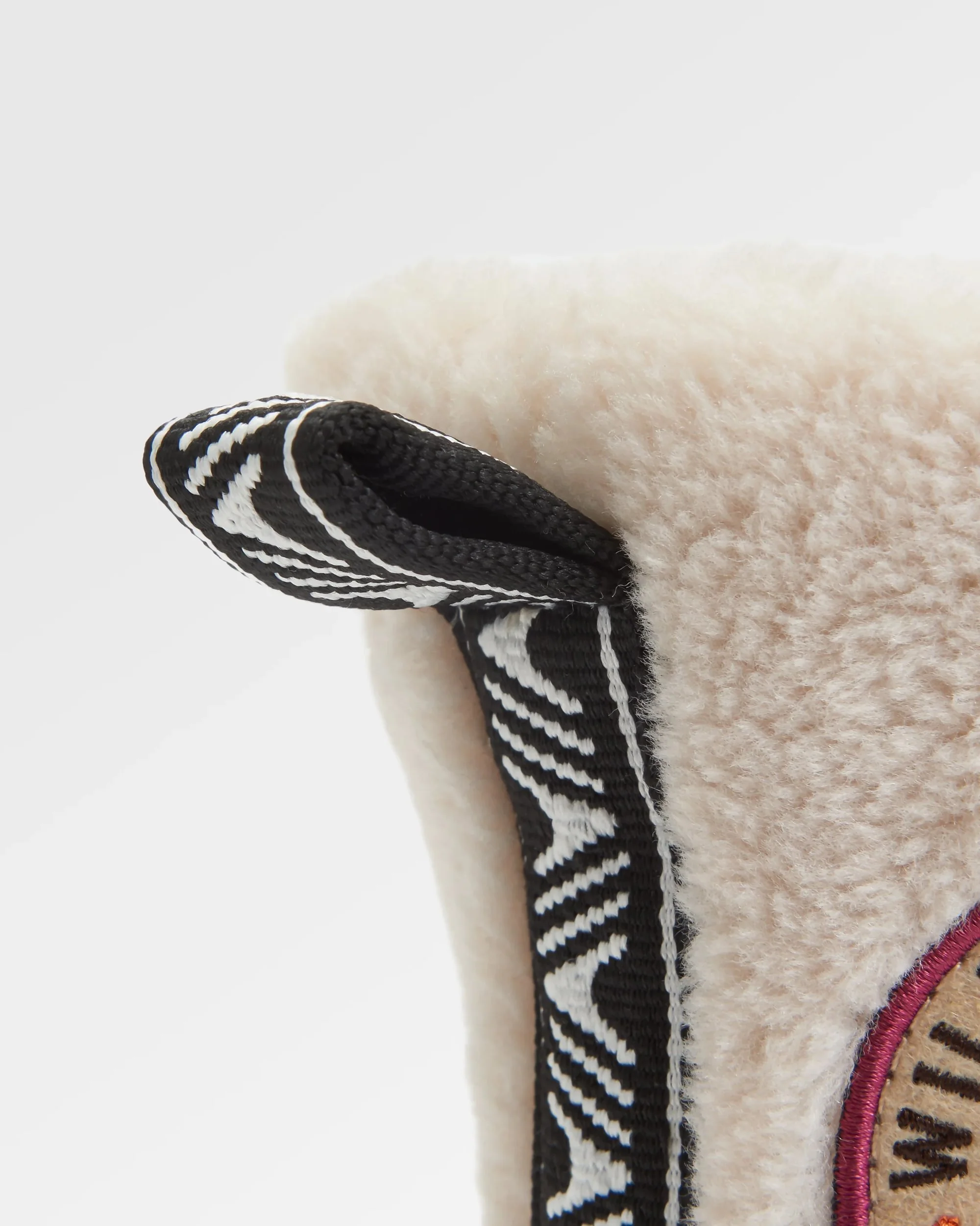 Hideaway Hut Sherpa Fleece Slipper - Birch - Image 6