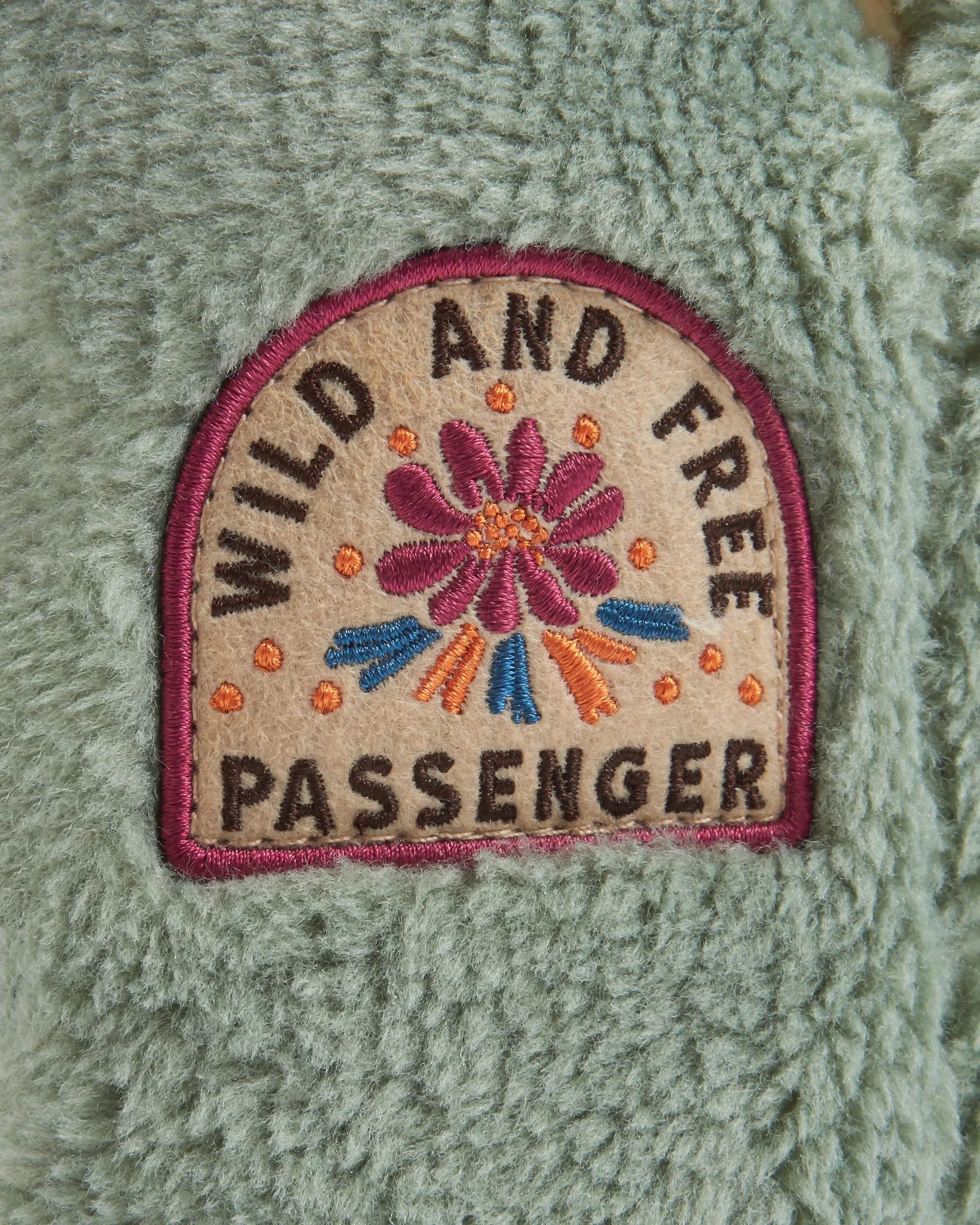 Hideaway Hut Sherpa Fleece Slipper - Pistachio - Image 4