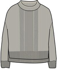 Hideout Oversized Knitted Jumper - Off White - Image 6