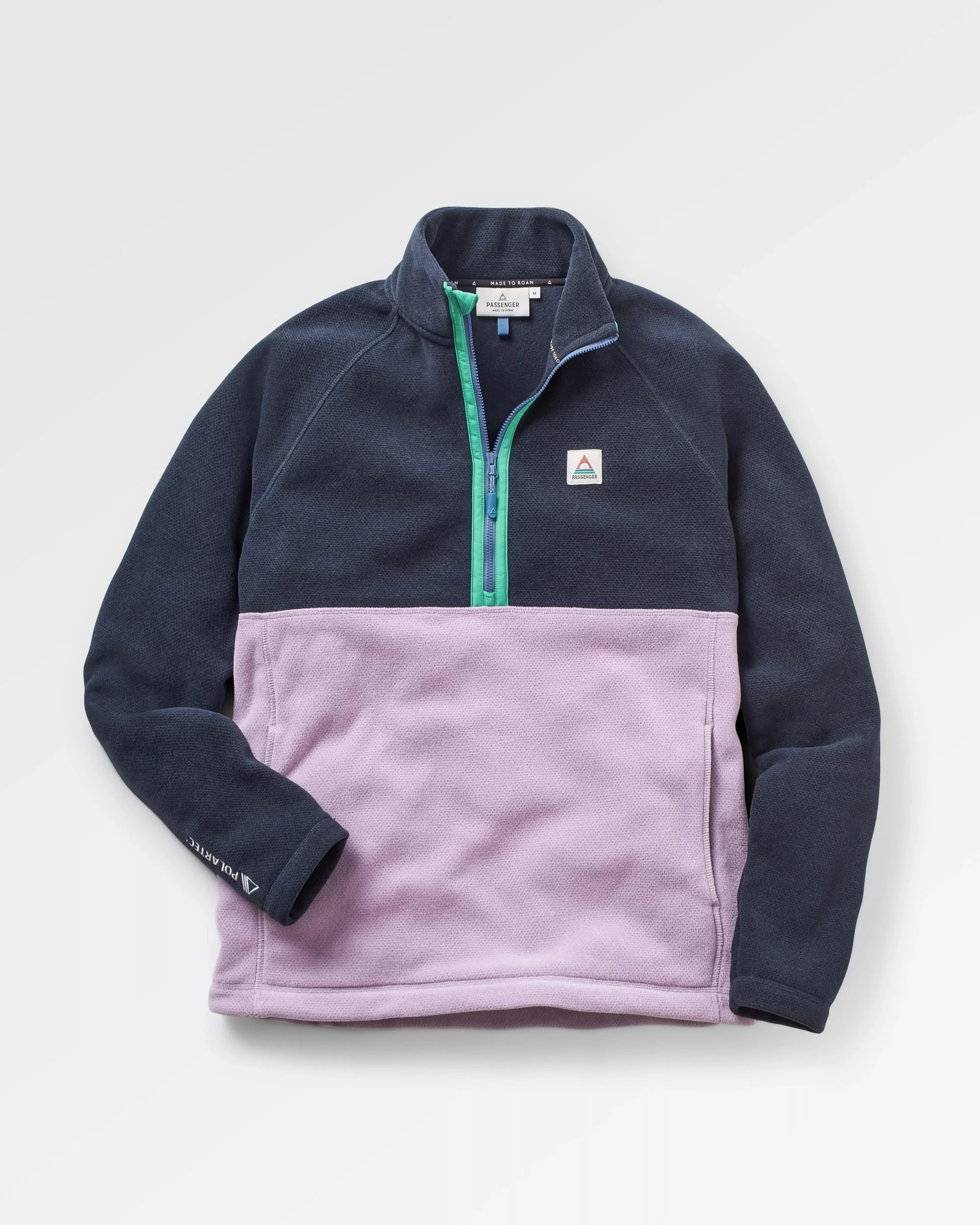 Men's Highland PolartecĀ® Fleece - Lilac/ Deep Navy