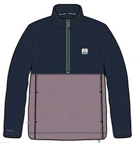 Men's Highland PolartecĀ® Fleece - Lilac/ Deep Navy - Image 12