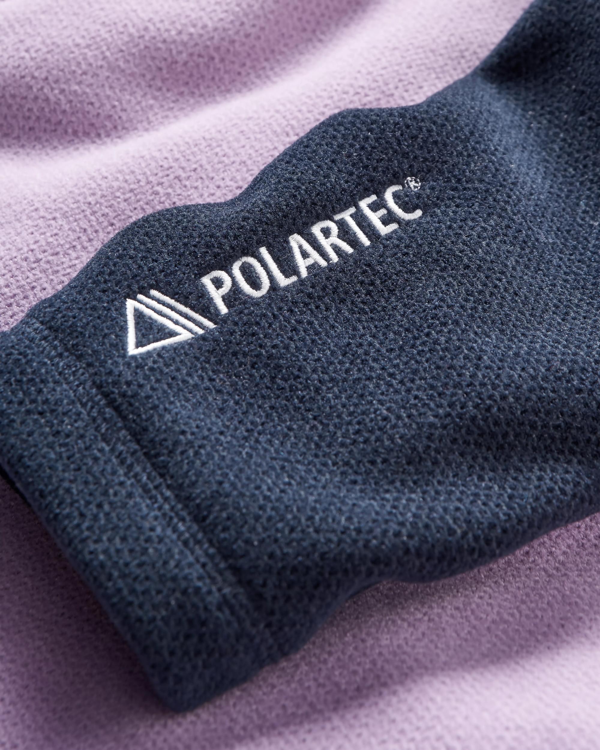 Men's Highland PolartecĀ® Fleece - Lilac/ Deep Navy - Image 7