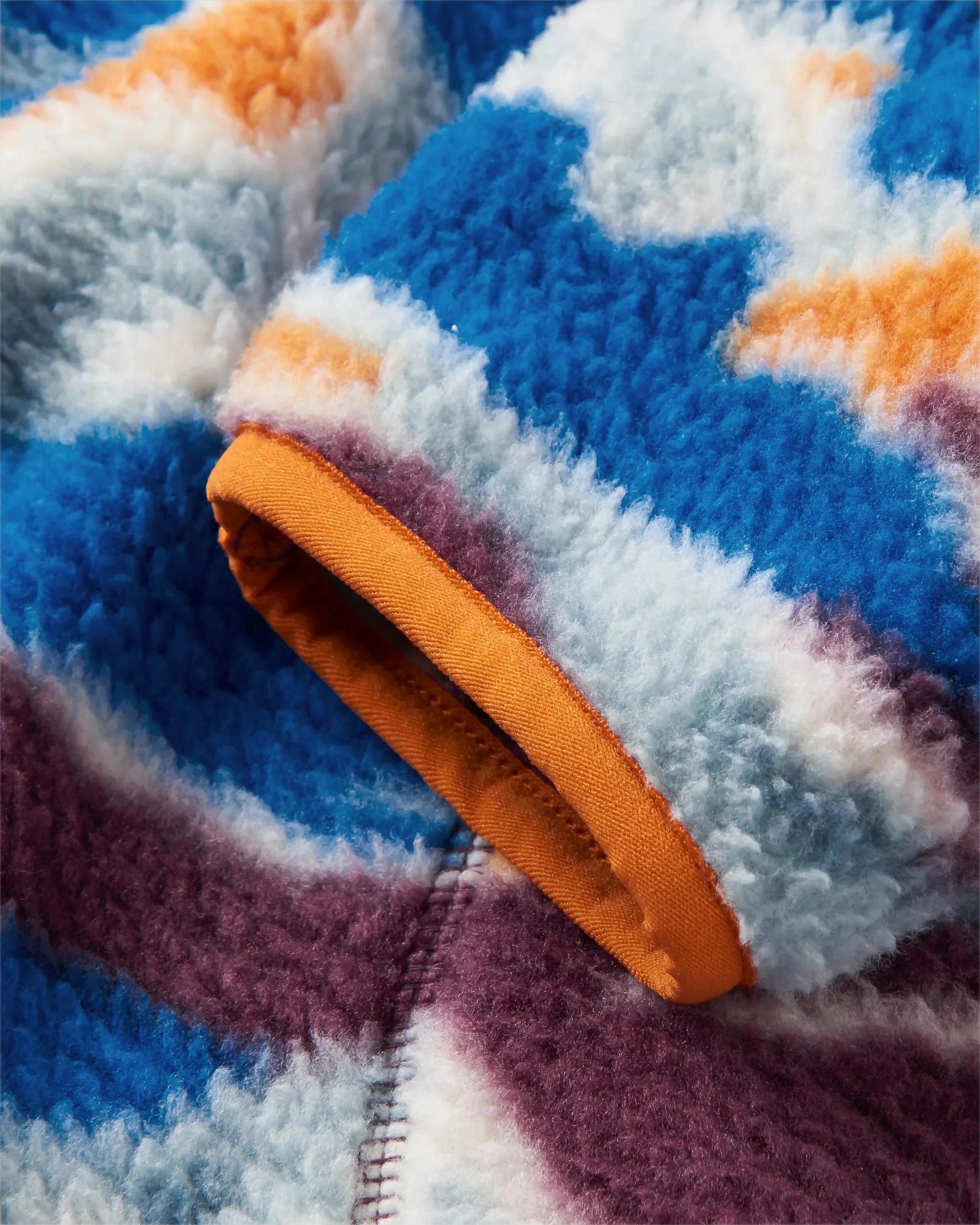 Home Sherpa Fleece - Mount Scenic Azure Blue - Image 7