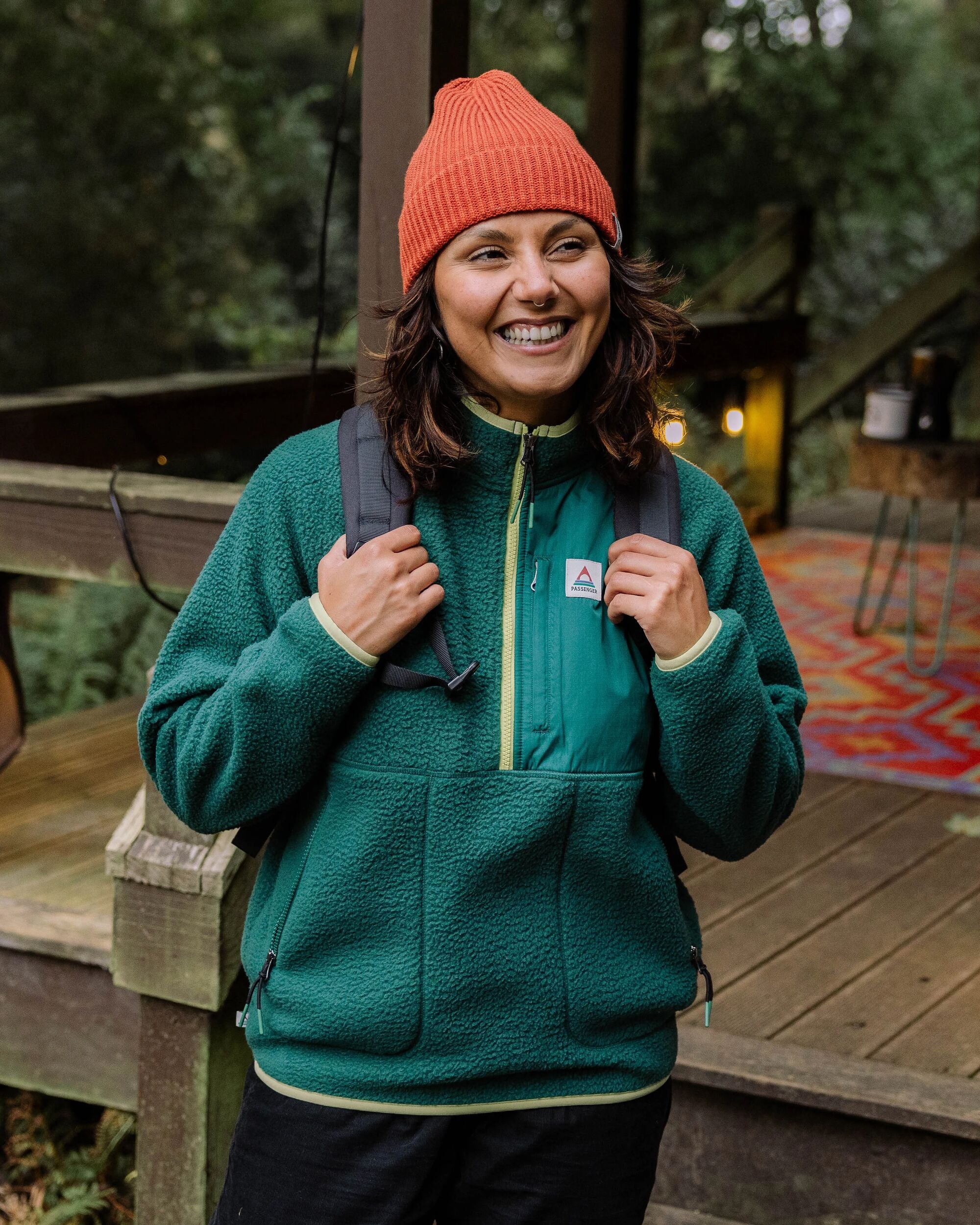 Home Sherpa Fleece - Rain Forest - Image 3
