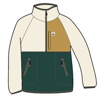 Home Sherpa Fleece - Rain Forest/ Oatmeal - Image 10