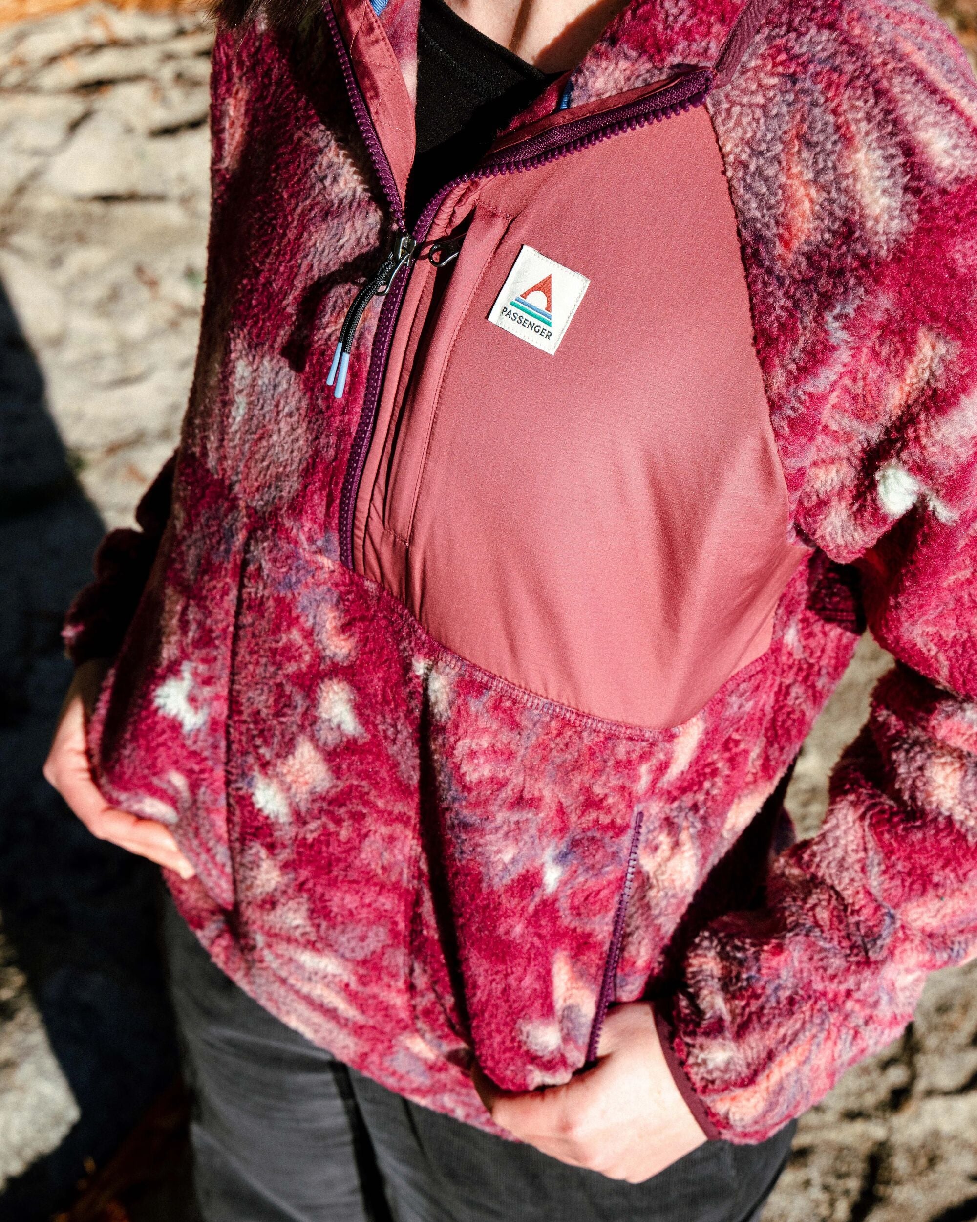 Home Sherpa Fleece - Frost Fig - Image 3