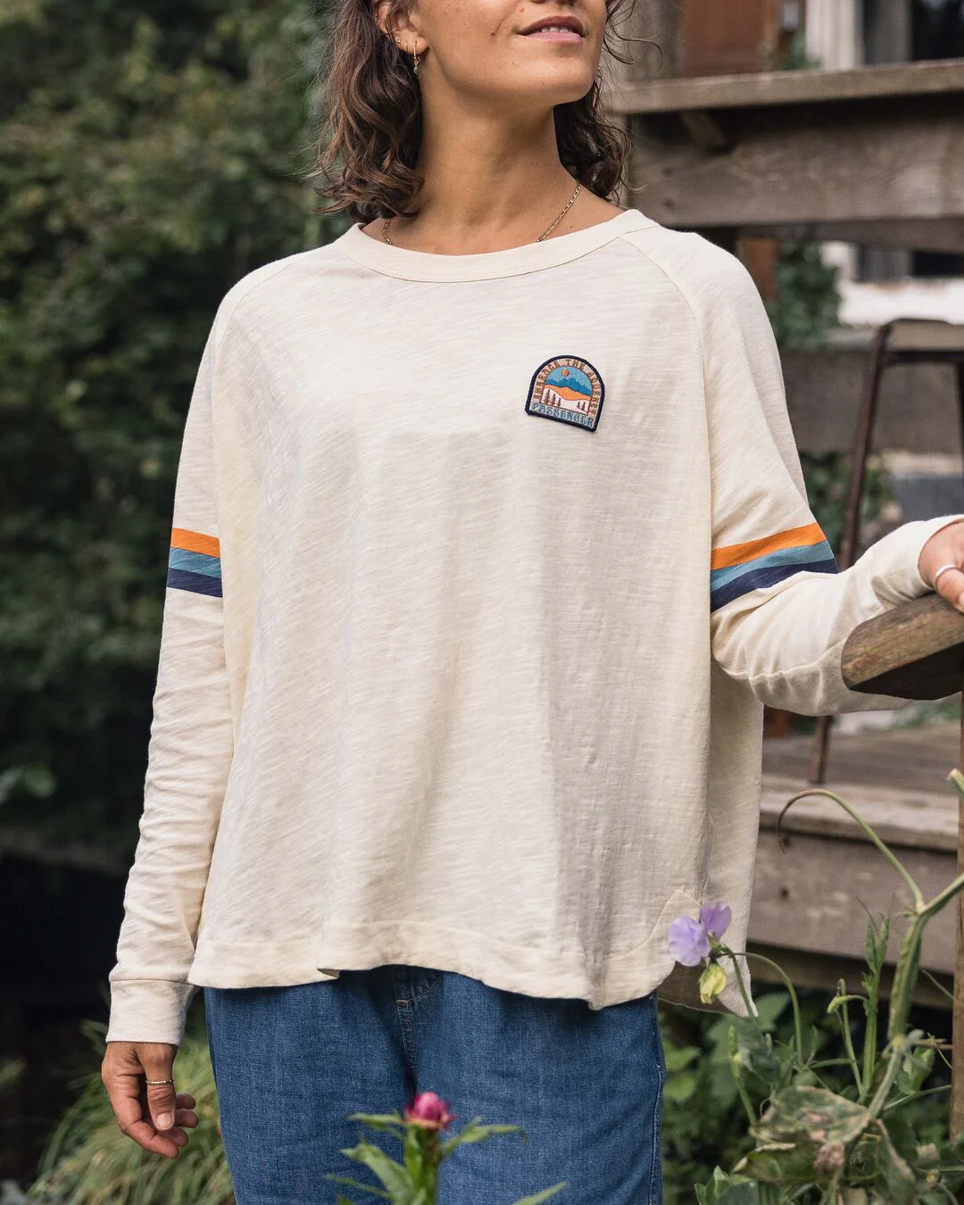 Hope Oversized LS T-Shirt - Birch - Image 5
