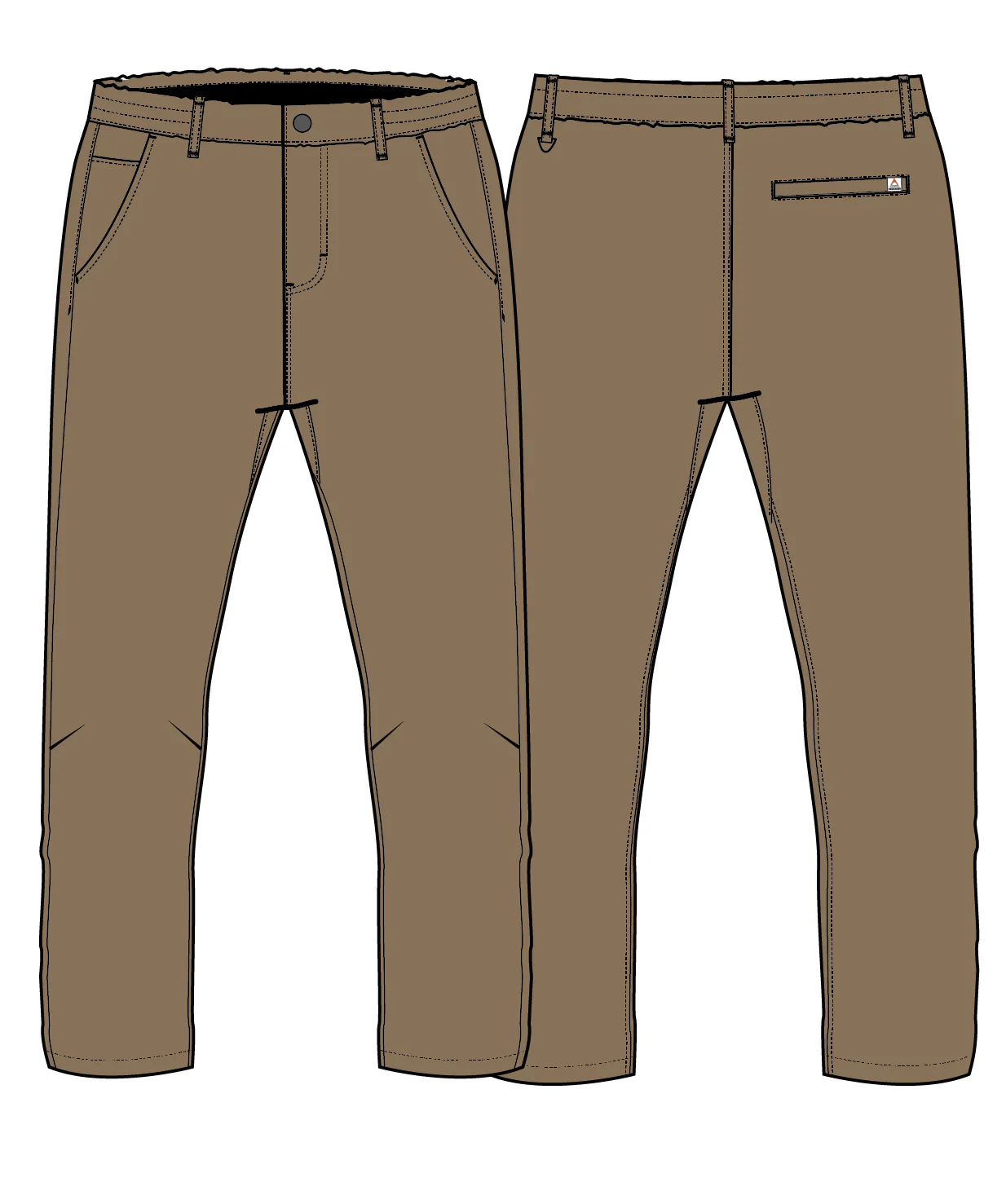Horizon Regular Fit Trouser - Toffee - Image 12