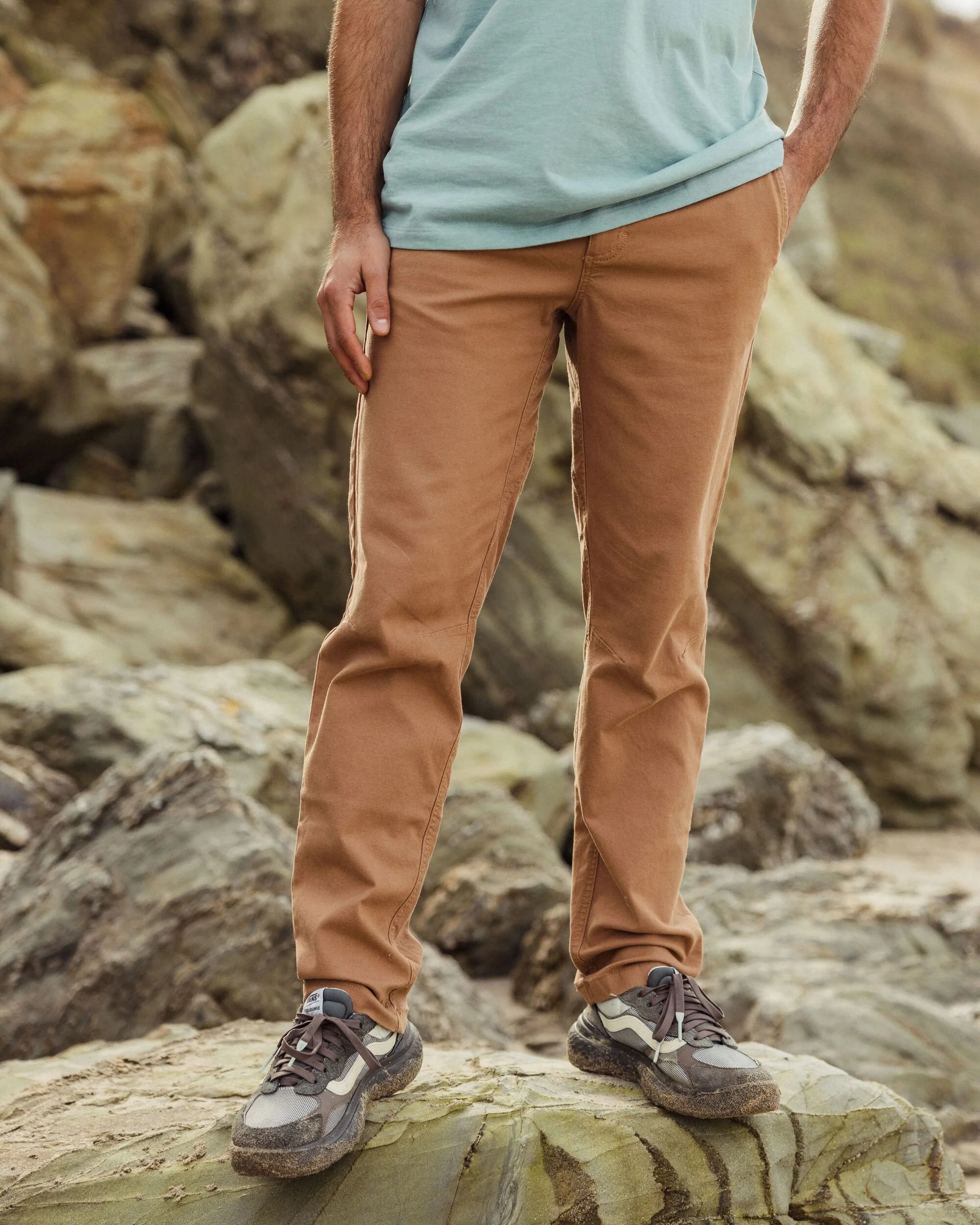Horizon Regular Fit Trouser - Toffee - Image 4
