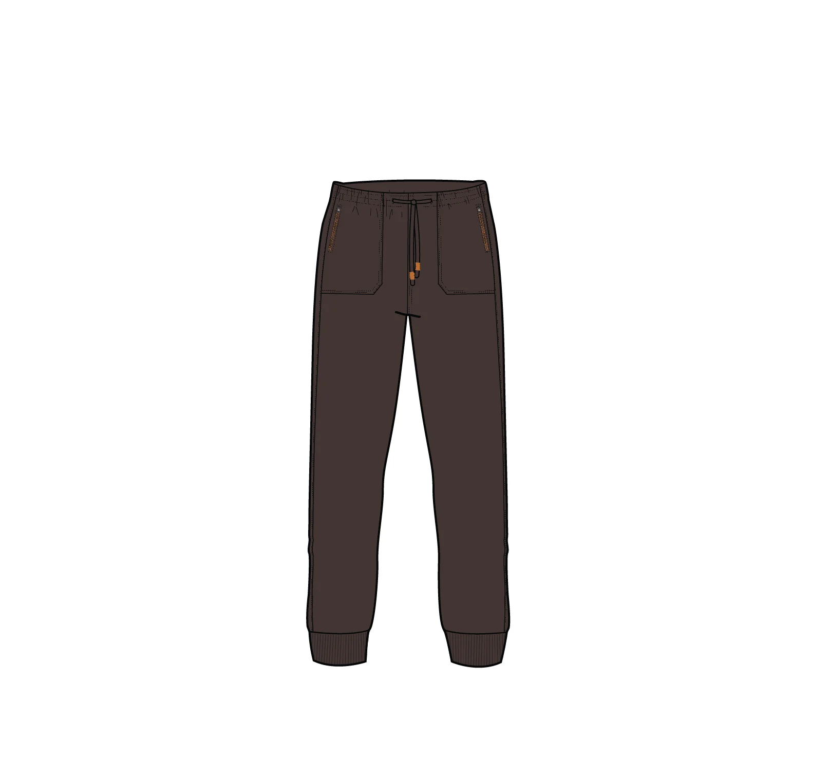 Hydrilla High Waisted Jogger - Espresso - Image 11