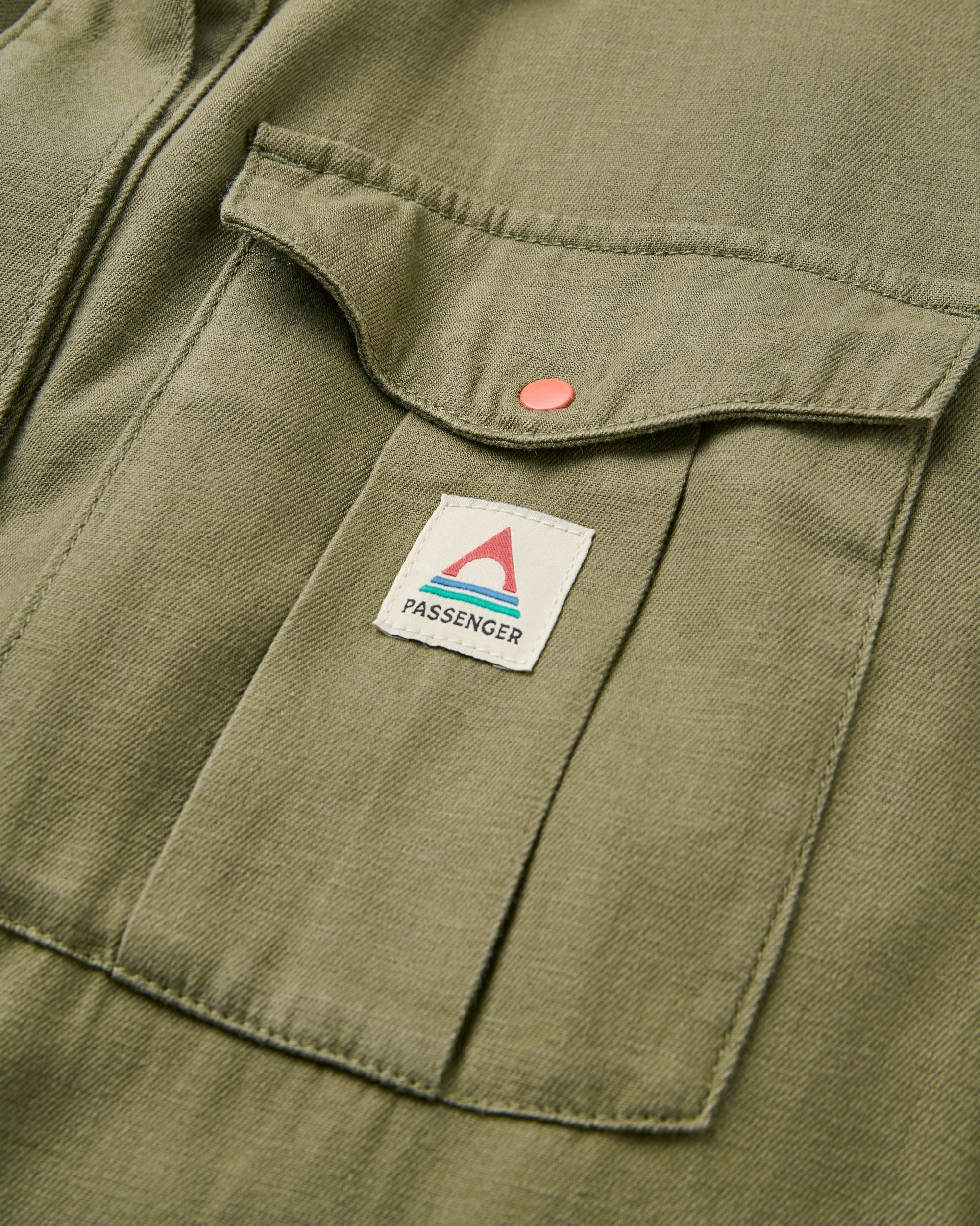 Hydrilla LS Shirt Dress - Dusty Olive - Image 2