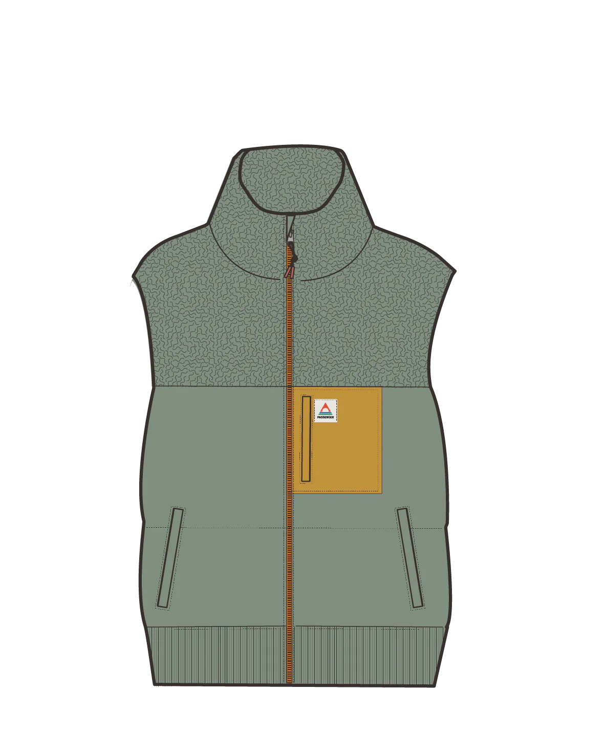 Inspire Insulated Gilet - Pistachio - Image 8