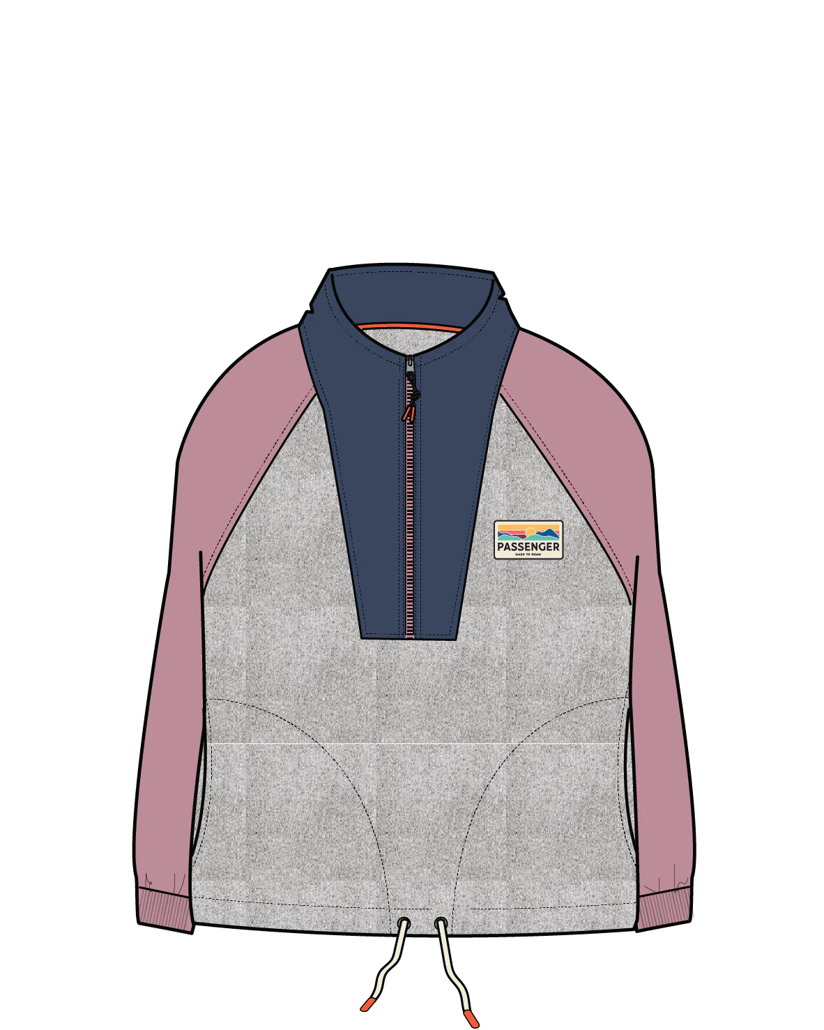 Jazz Organic Cotton Sweatshirt - Grey Marl - Image 12