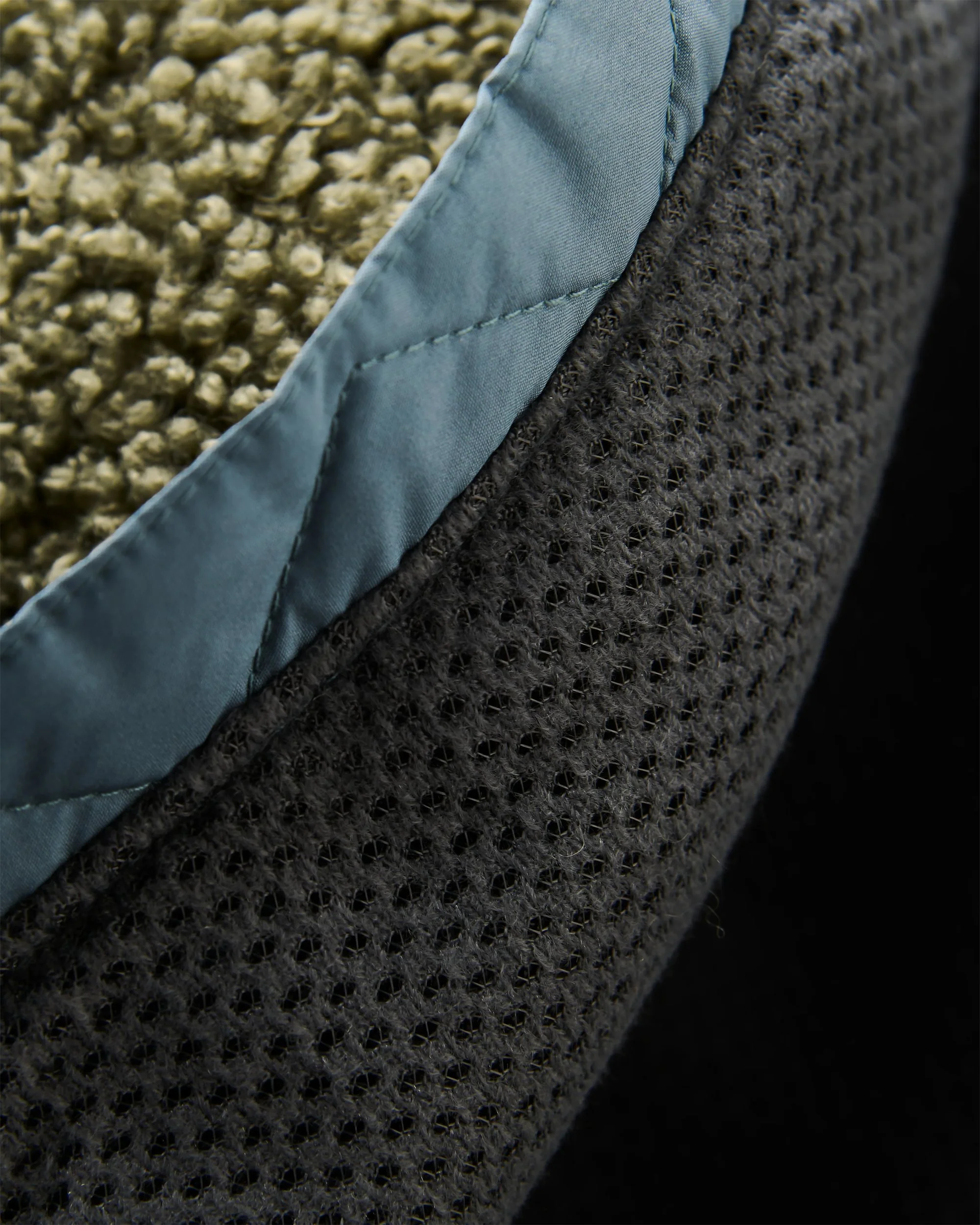 Joy Full Zip Hooded Sherpa Fleece - Dusty Olive - Image 6