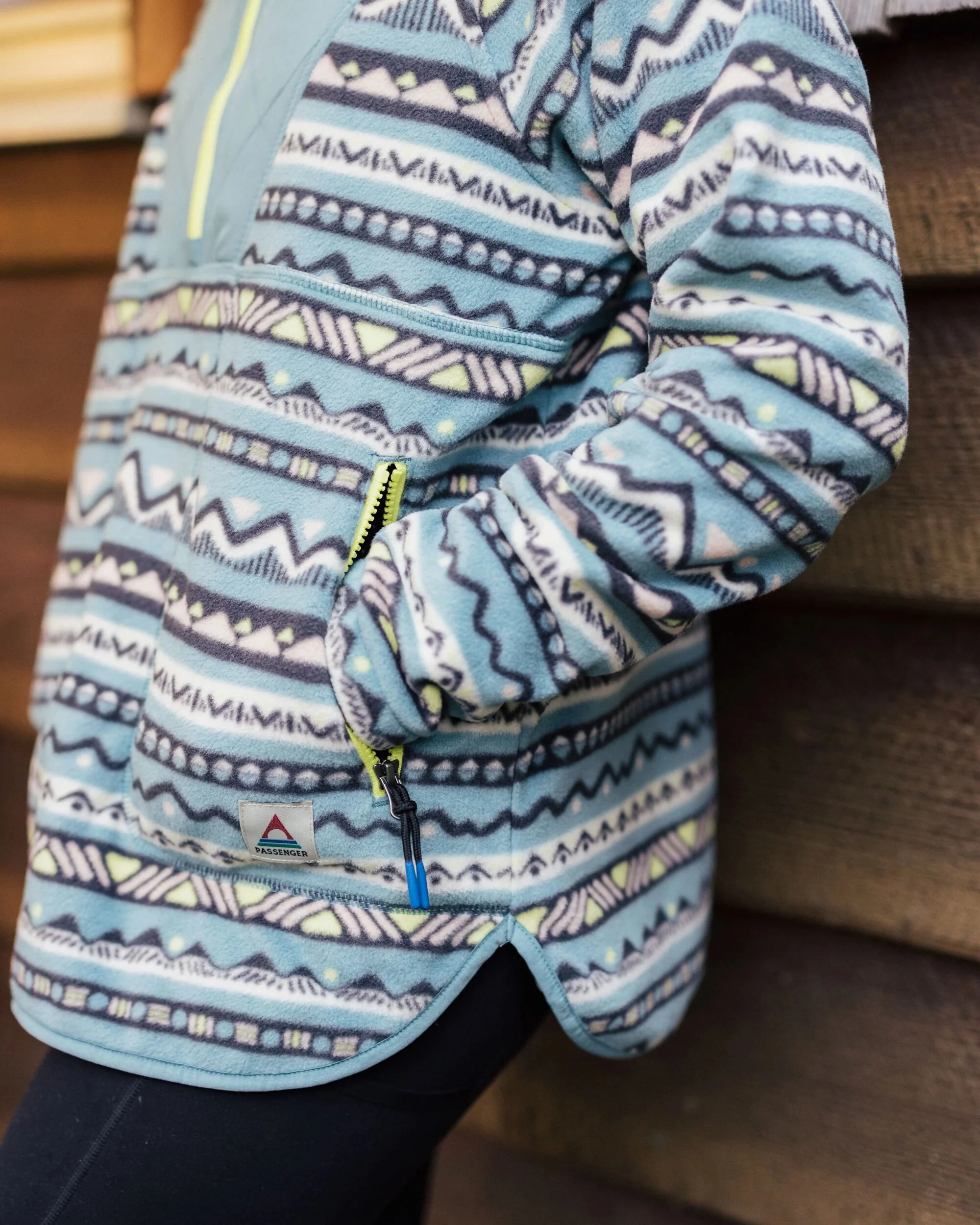 Juana Polar Hooded Fleece - Mountain Geo Arctic - Image 5