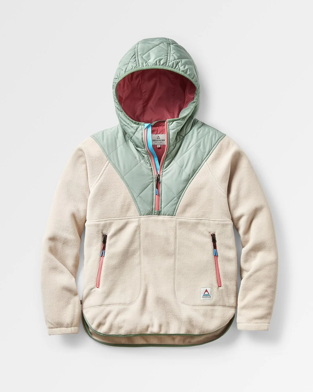 Juana Polar Hooded Fleece - Oatmeal - Image 2