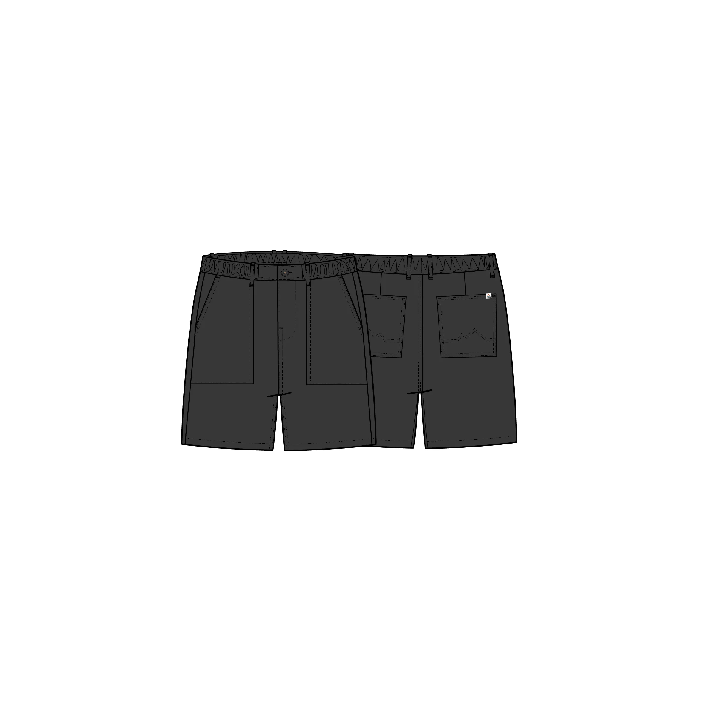 Kimmer Ripstop Cotton Short - Black - Image 9