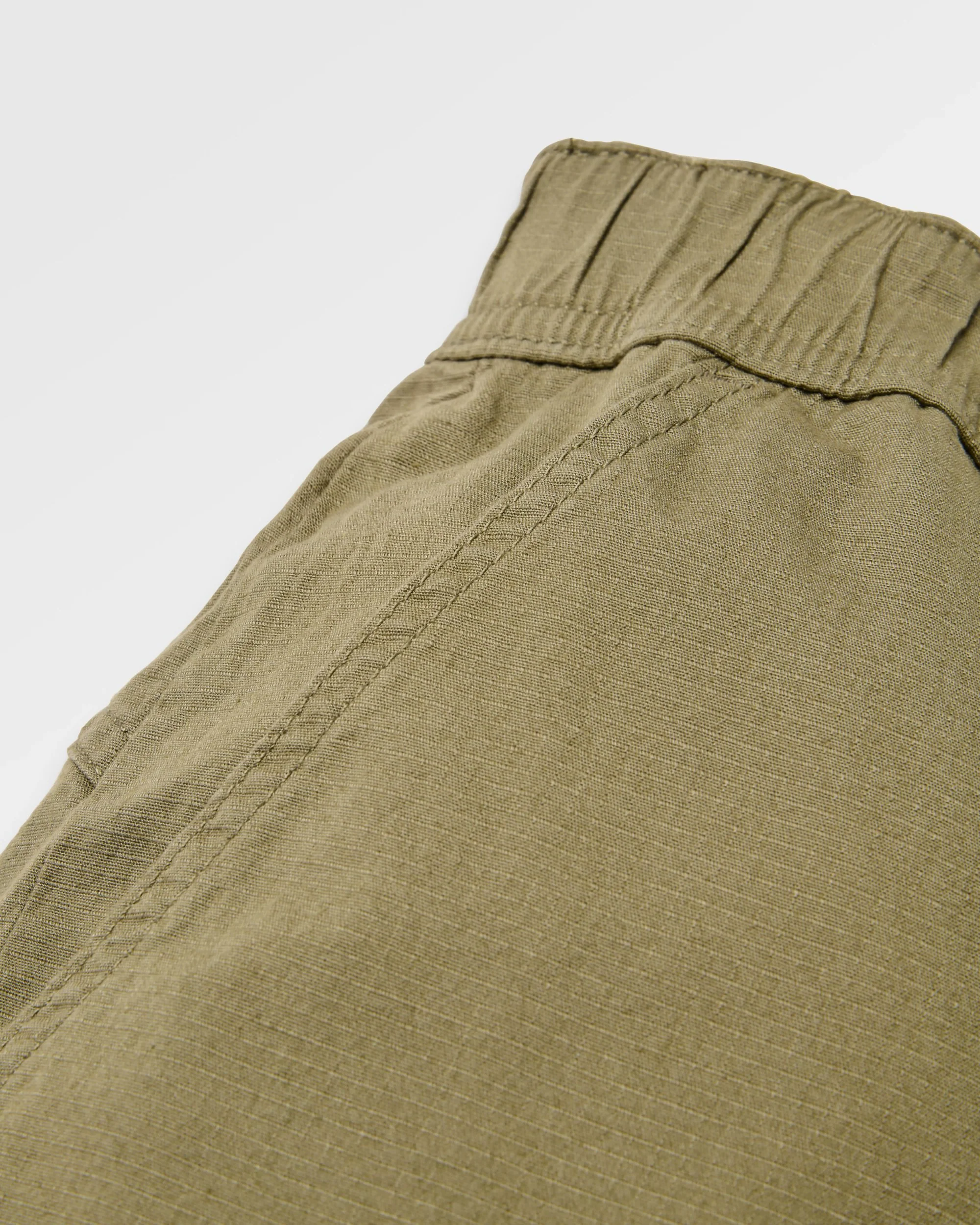 Kimmer Ripstop Cotton Trouser - Dusty Olive - Image 4
