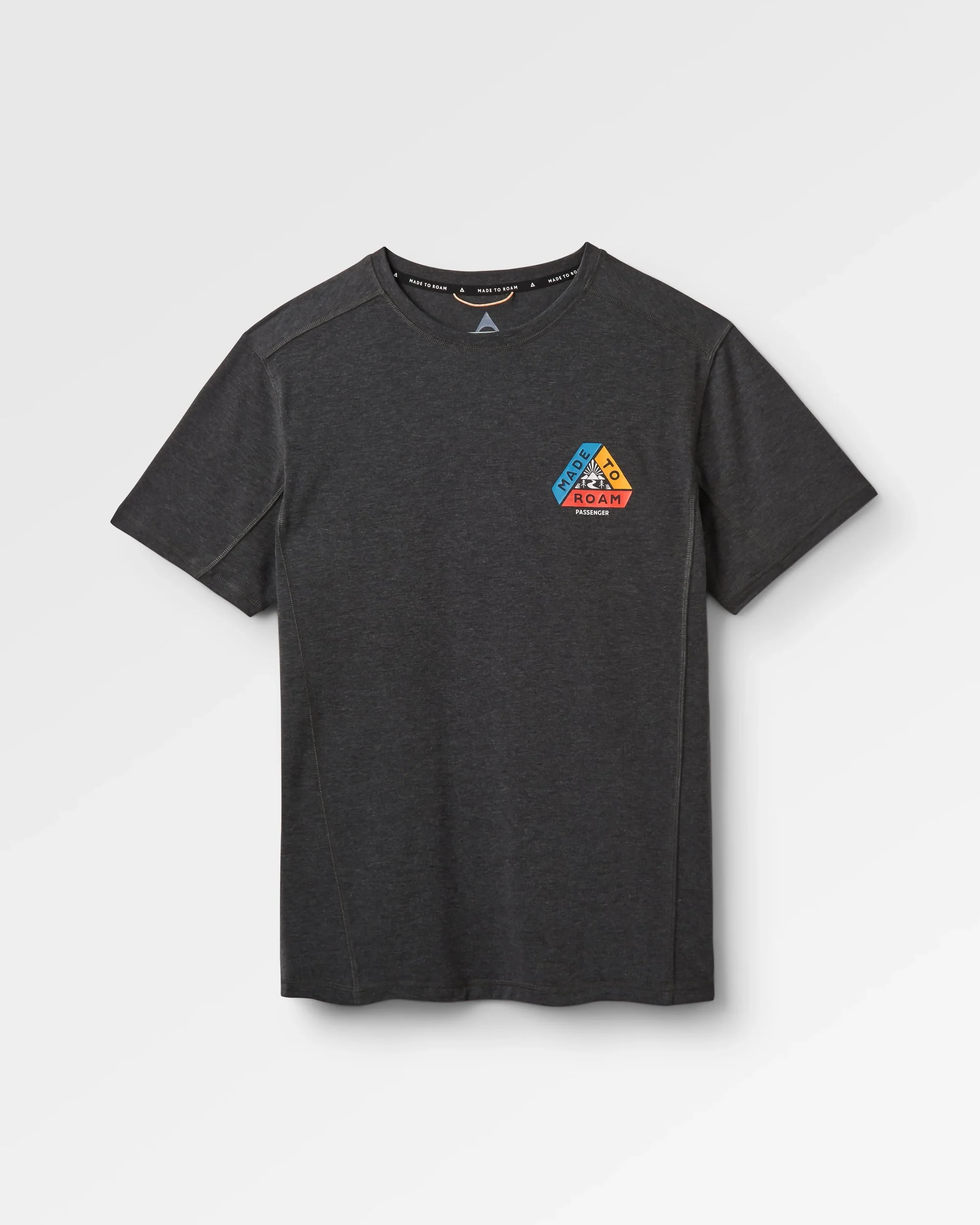 Kirkwood Textured Active T-Shirt - Black - Image 2