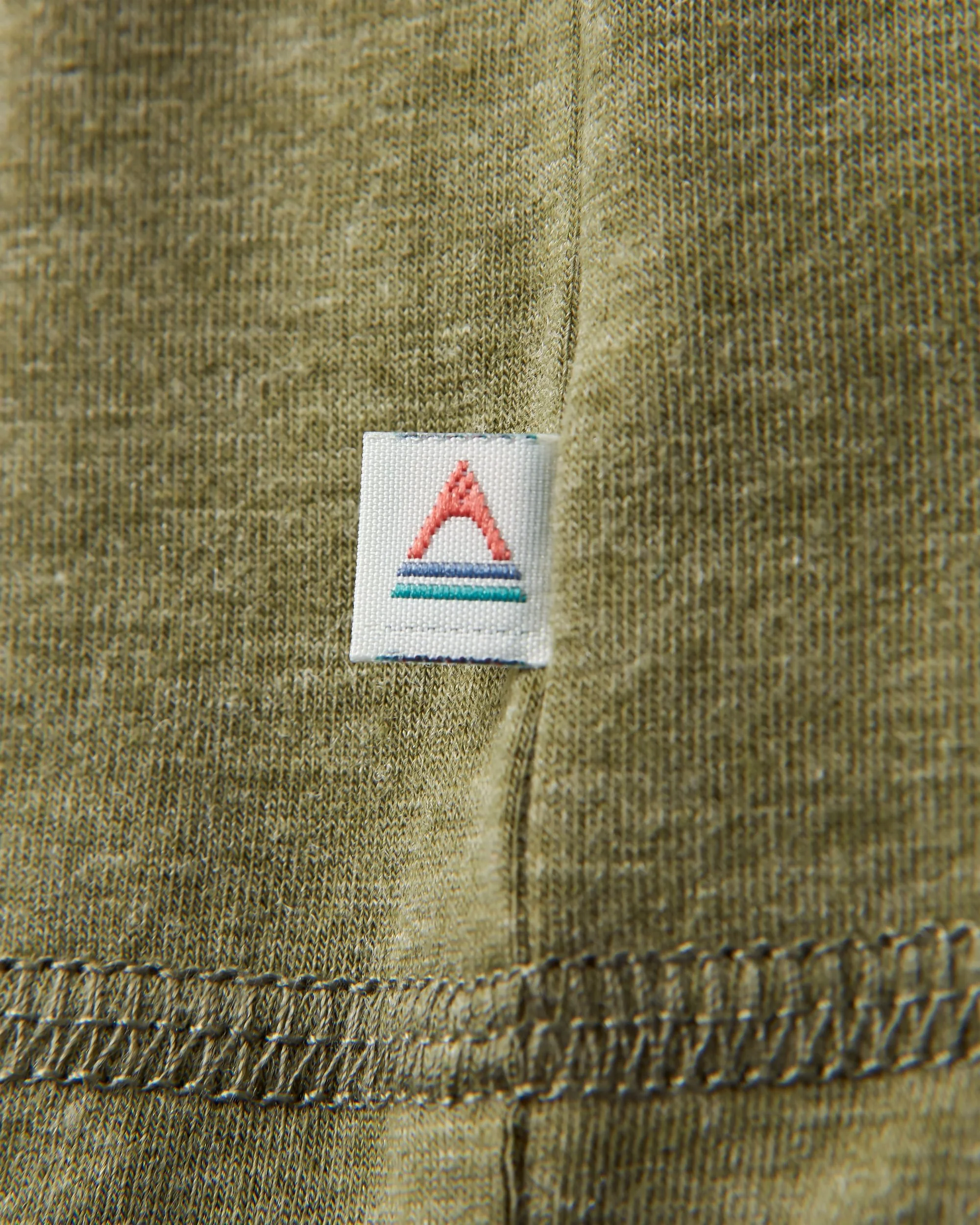 Kirkwood Textured Active T-Shirt - Khaki - Image 5