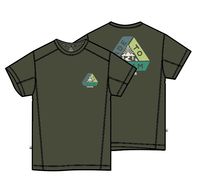 Kirkwood Textured Active T-Shirt - Khaki - Image 6