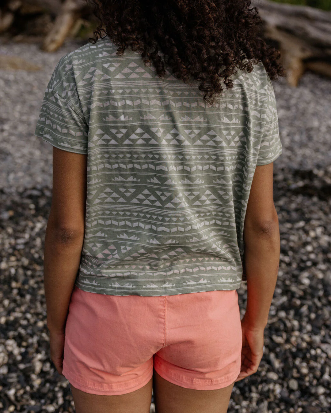Kirra Devore T-Shirt - Pistachio - Image 4