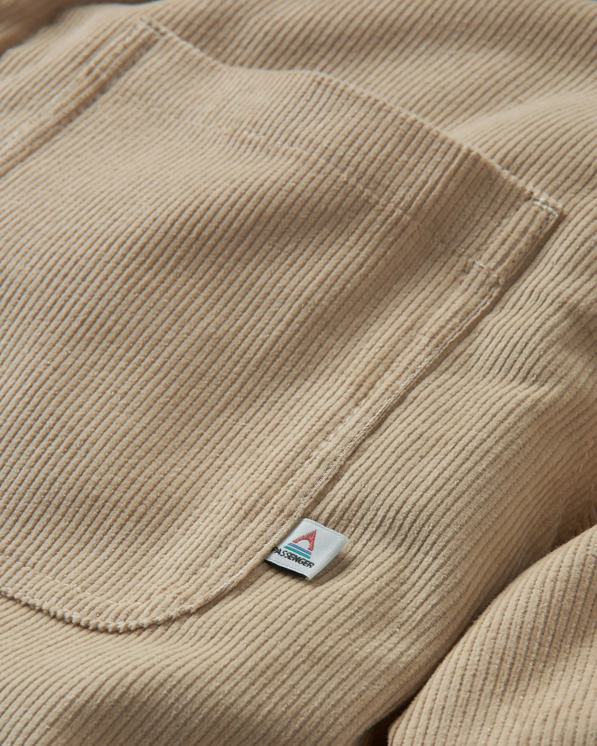 Kodiak Sherpa Lined Cord Overshirt - Stone - Image 8