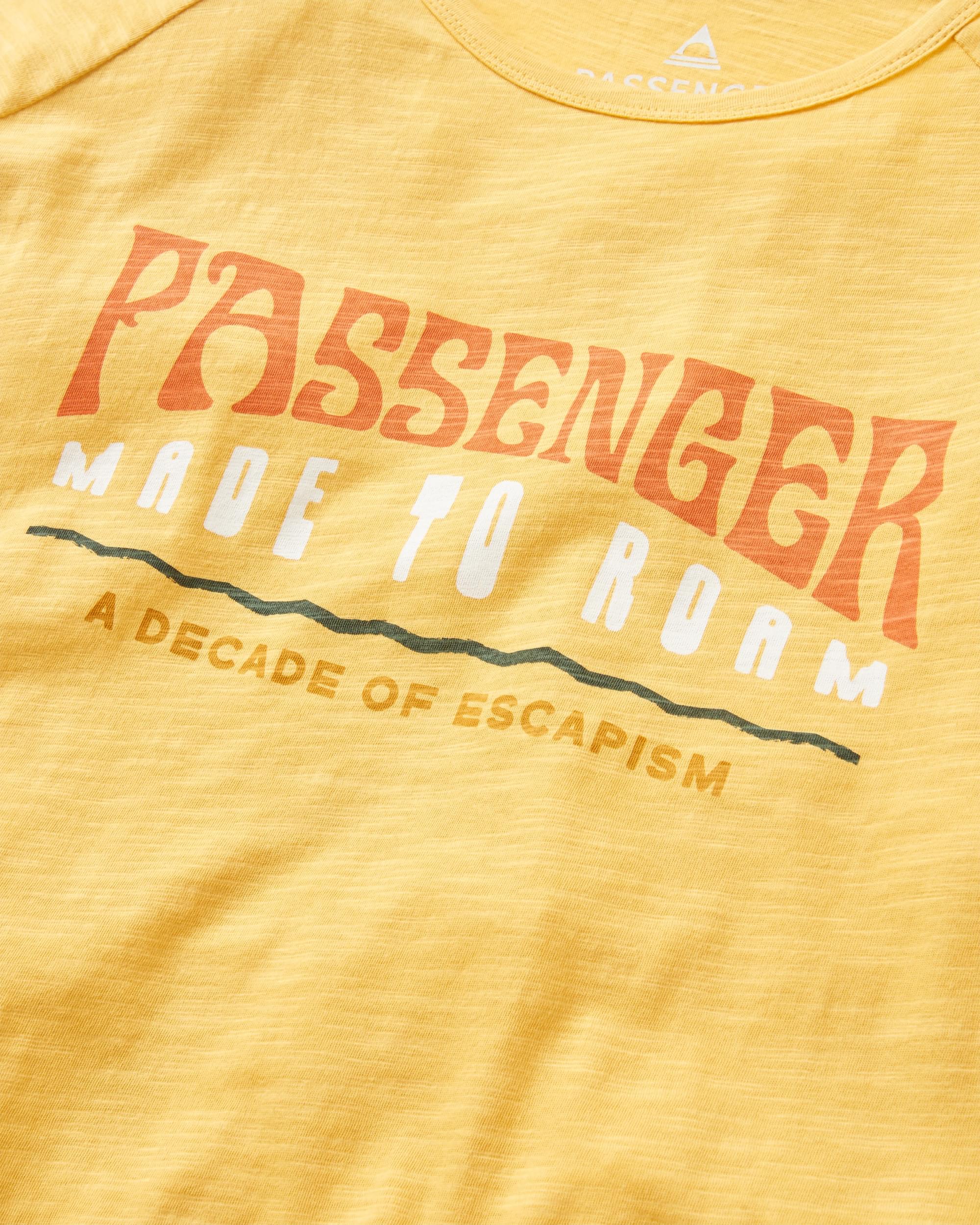 La Sarena Oversized LS T-Shirt - Ochre Yellow - Image 6
