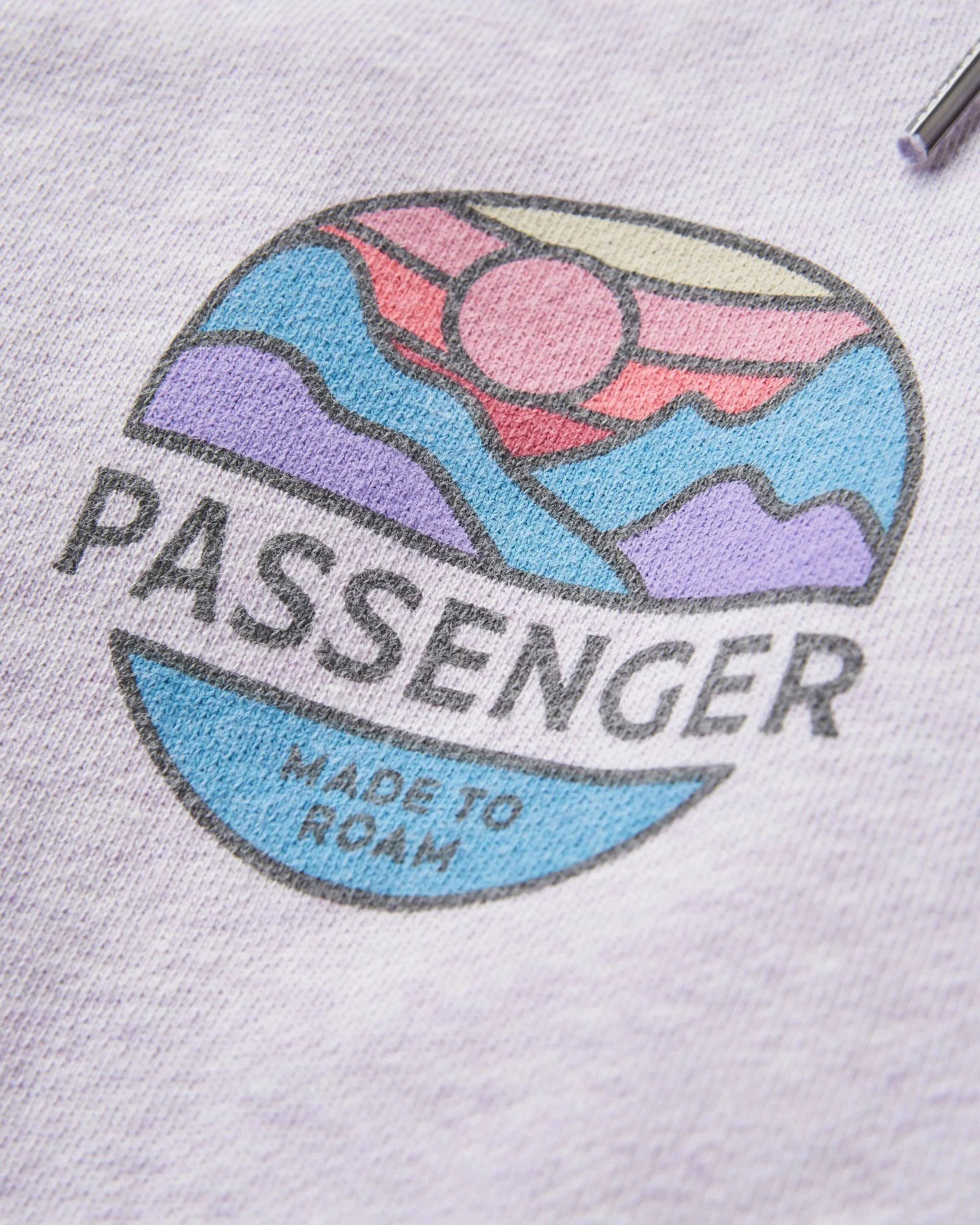 Laidback Organic Cotton Hoodie - Lilac Mist Marl - Image 9