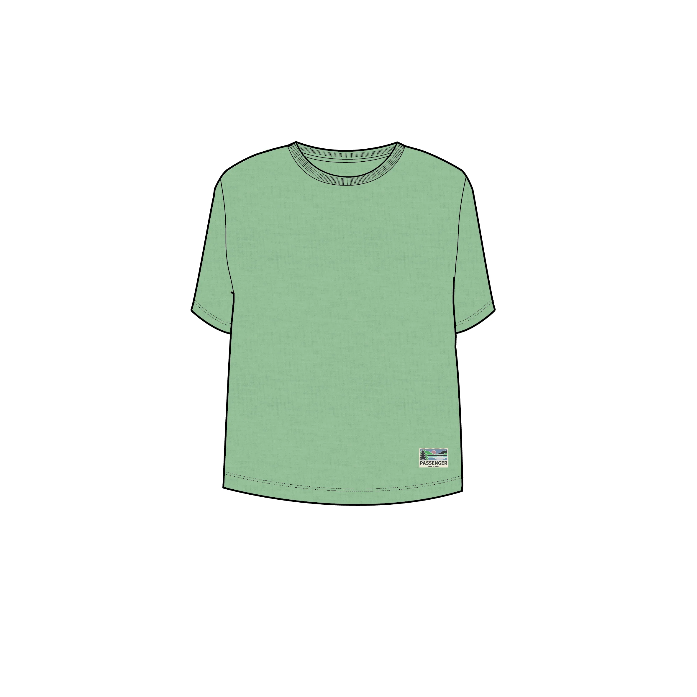 Legacy T-Shirt - True Green Marl - Image 6