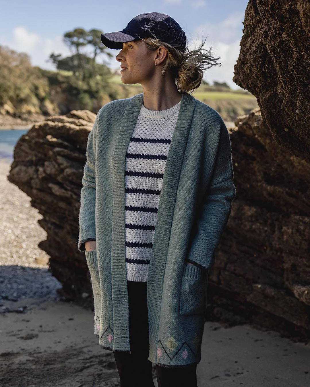 Leif Yarn Cardigan - Pistachio - Image 4